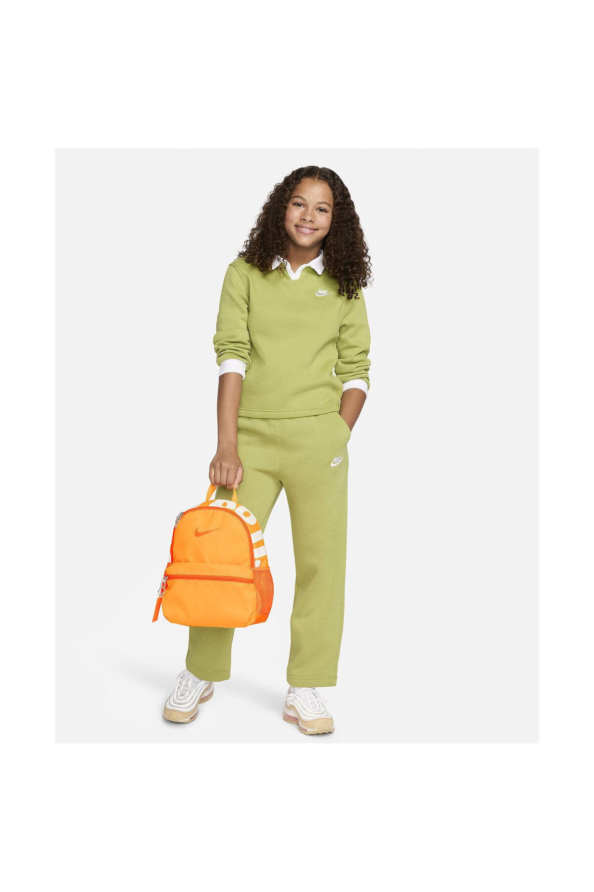 Nike-Rucsac Nike Brasilia Just Do It Mini 11L, Galben, Copii 2