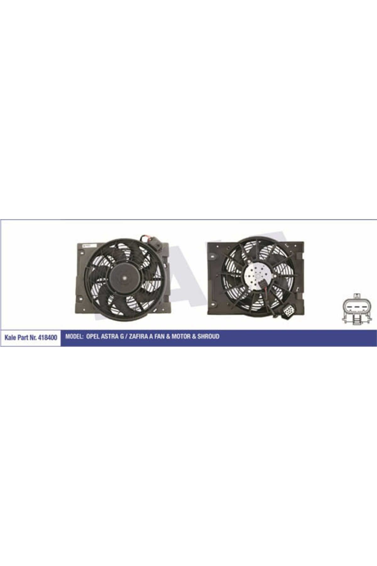 KALE OTO Radyatör 418400 Fan Motoru Klima Astra G 1.2 16V 1.4 16V 1.6 16V 1.8 2.0 Ac 160W-295Mm