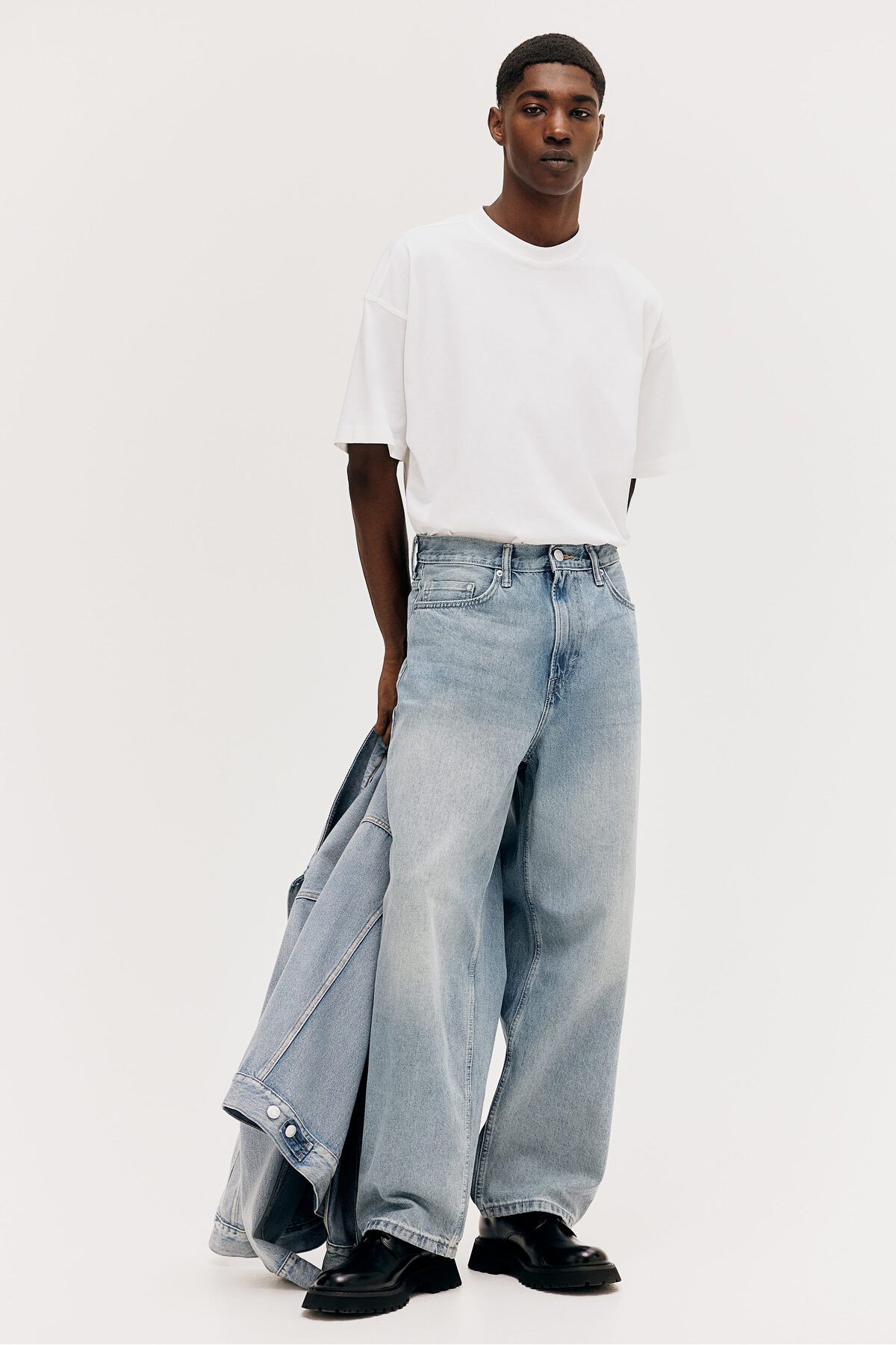 شلوار جین آبی مردانه اورجینال H M H&M