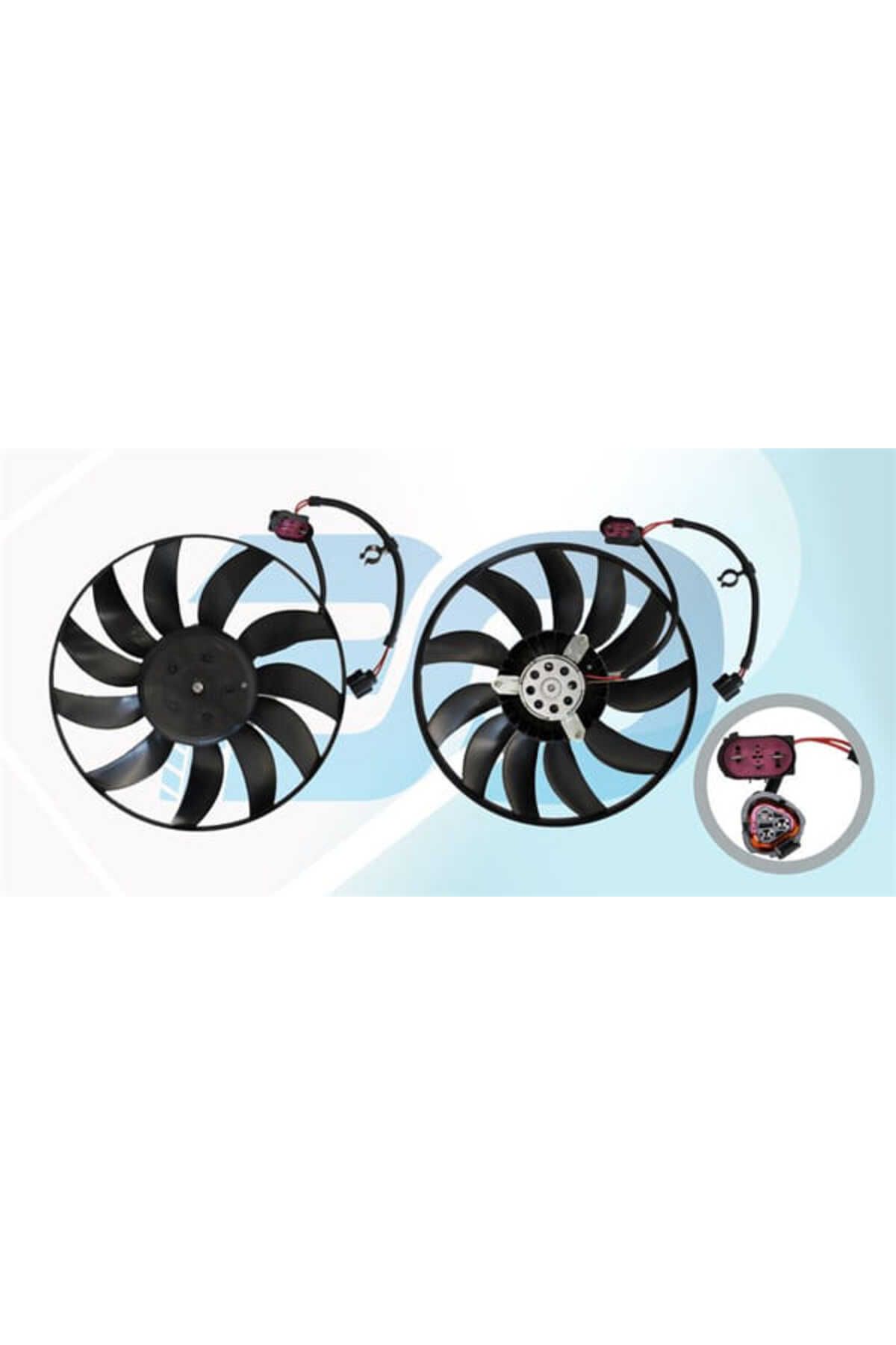 Wisco 1K0959455CN Fan Motoru Davlumbazsız Caddy 3 Golf 5 6 Plus Jetta 3 4 Touaran A3 38046971