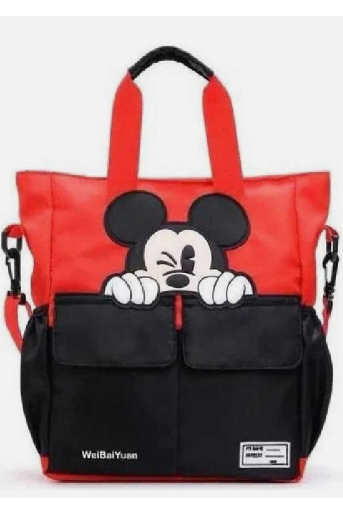 Hzmis Mickey Muose Karakterli Çapraz Çocuk Çantası