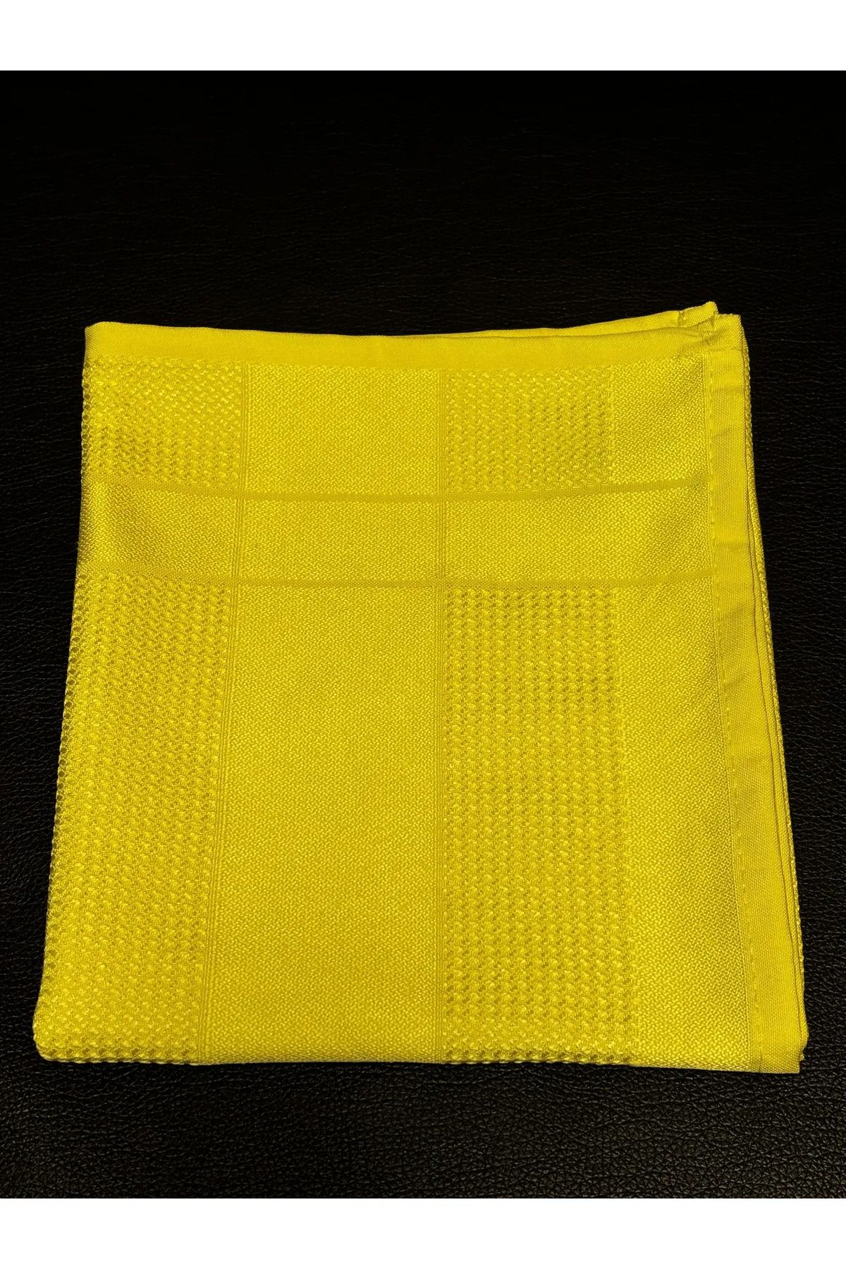 Easy Tedarik Dekoratif Cam Bezi Sari 42x68 Cm