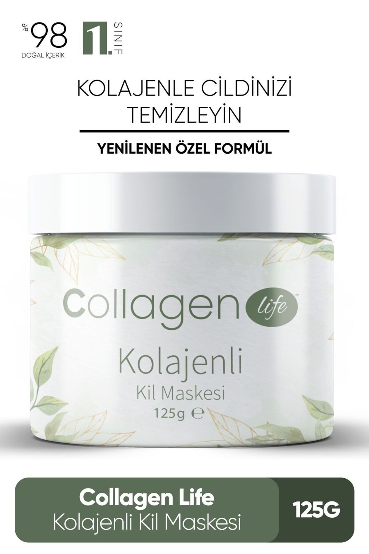 COLLAGEN LIFE Akne Ve Siyah Nokta Karşıtı Kolajenli Kil Maskesi 125gr