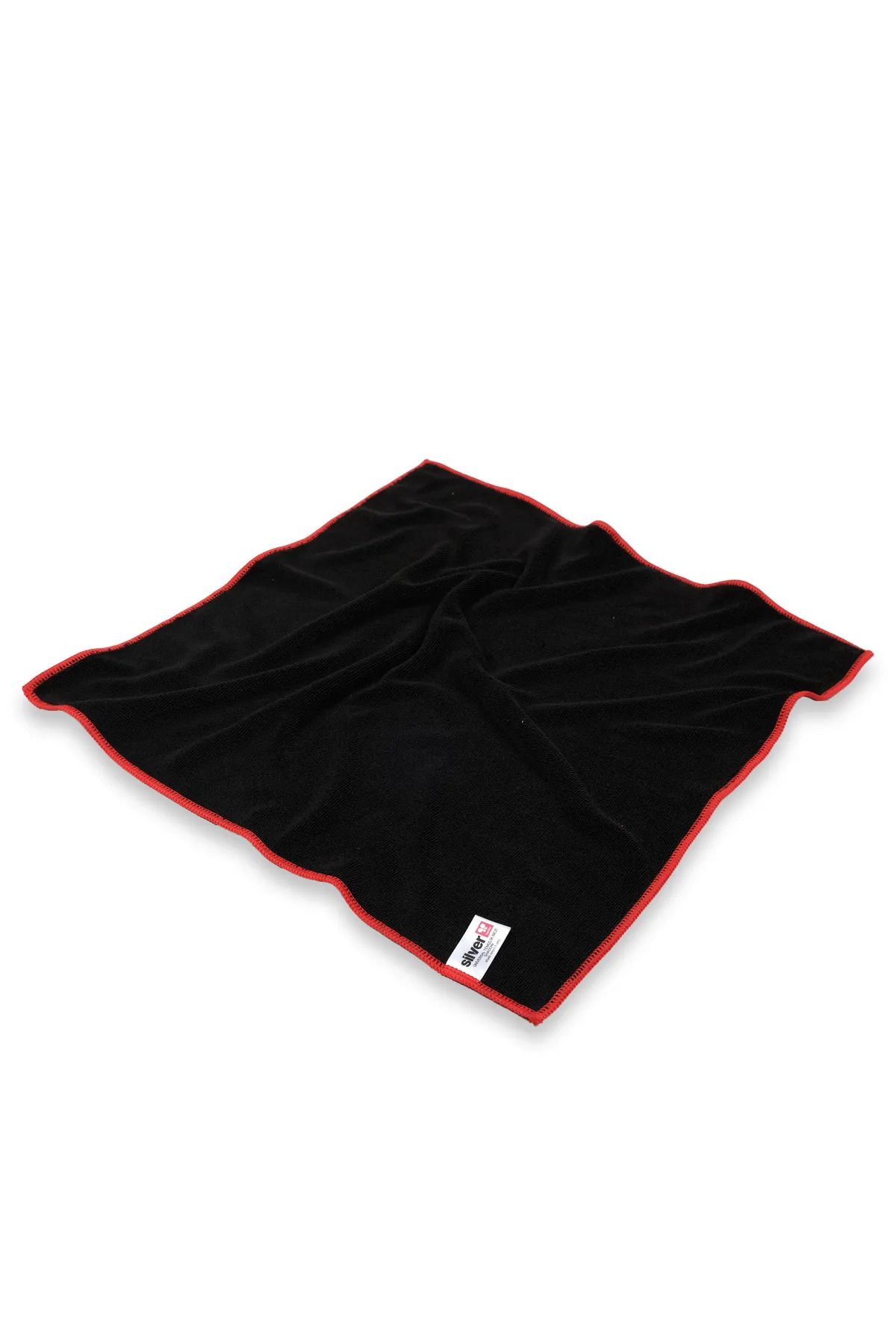 Easy Tedarik Kırmızı Overloklu 40x40 Cm Mikrofiber Bez Royaleks-STK1442