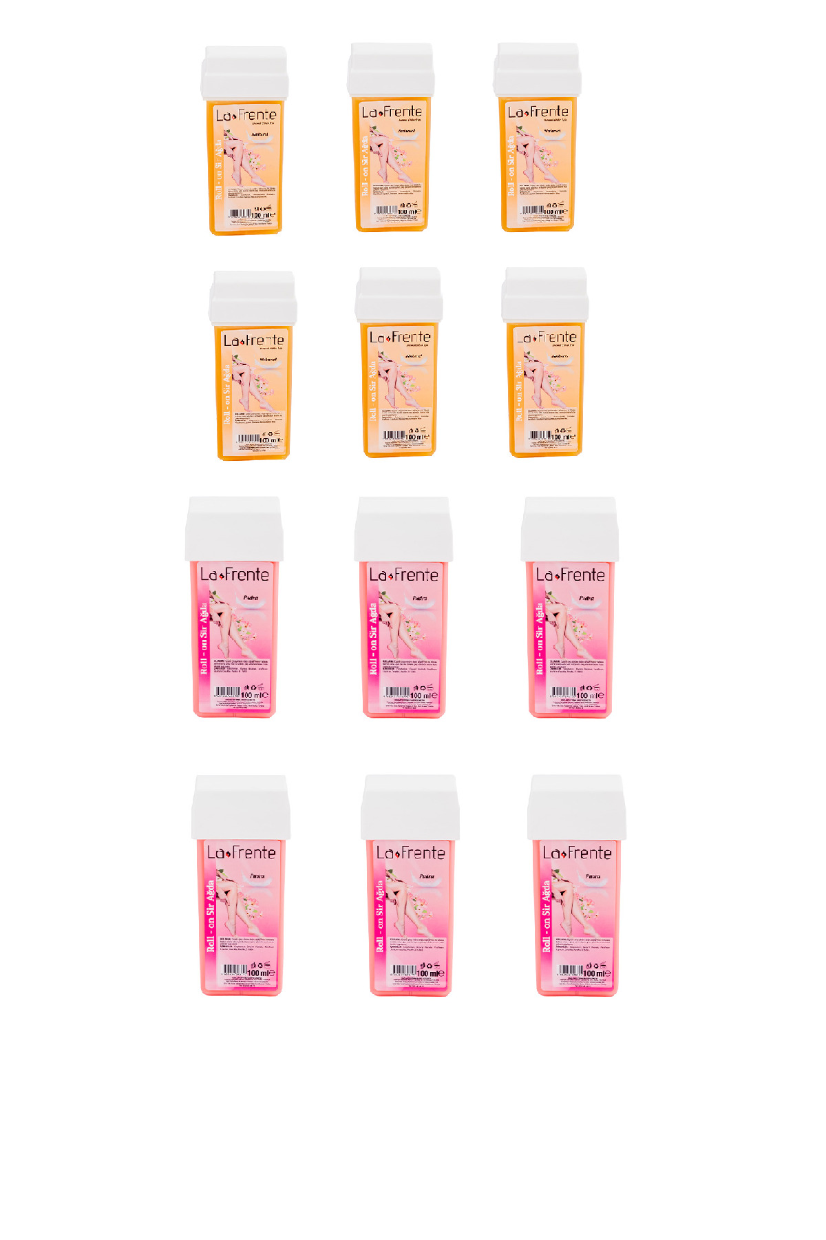 LA FRENTE Naturel Kartuş Ağda 6 Adet Pudralı Kartuş Ağda 6 Adet Avantaj Paket — 86834546967953-86834546967403