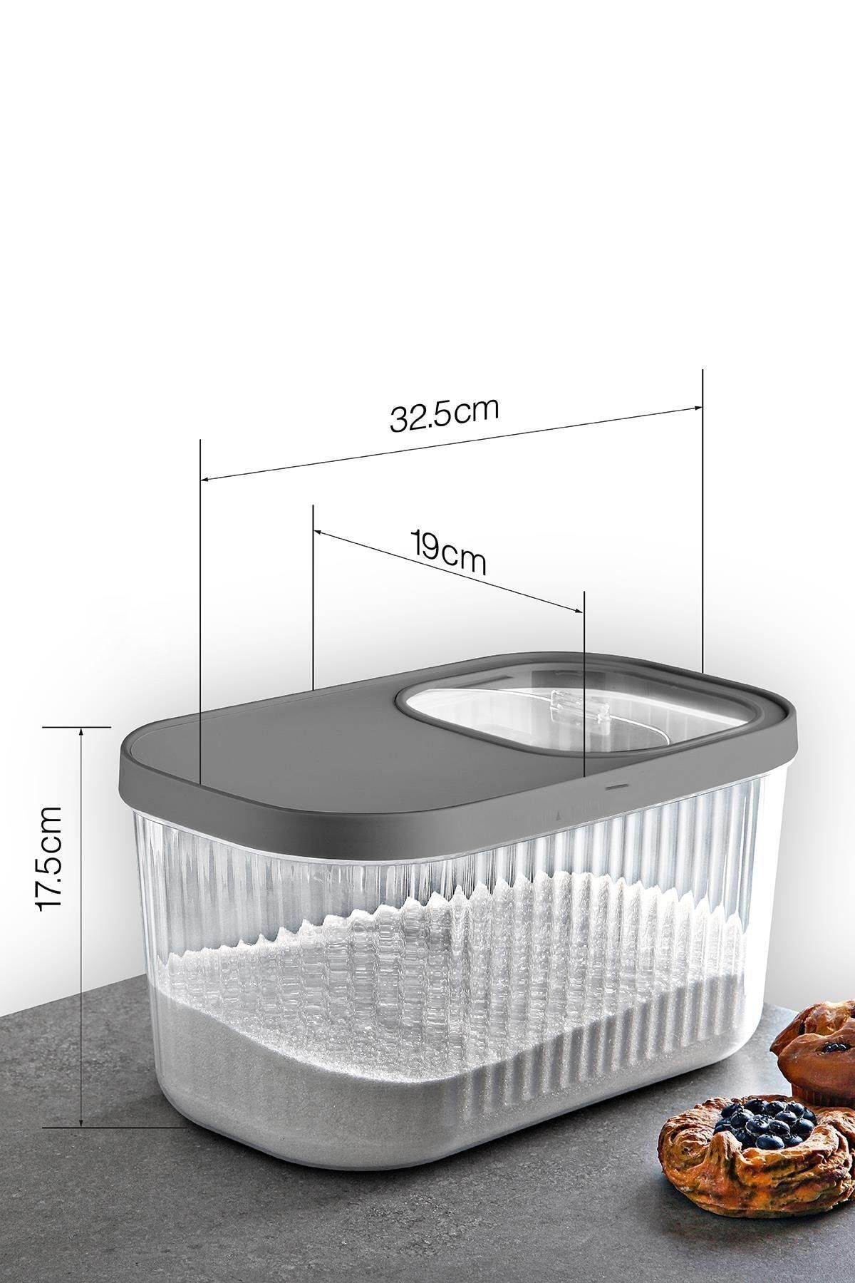 teknotrust Çok Amaçlı Kapaklı Saklama Kabı 7.5 Lt, Renkli, 17,5x32,5x19 cm