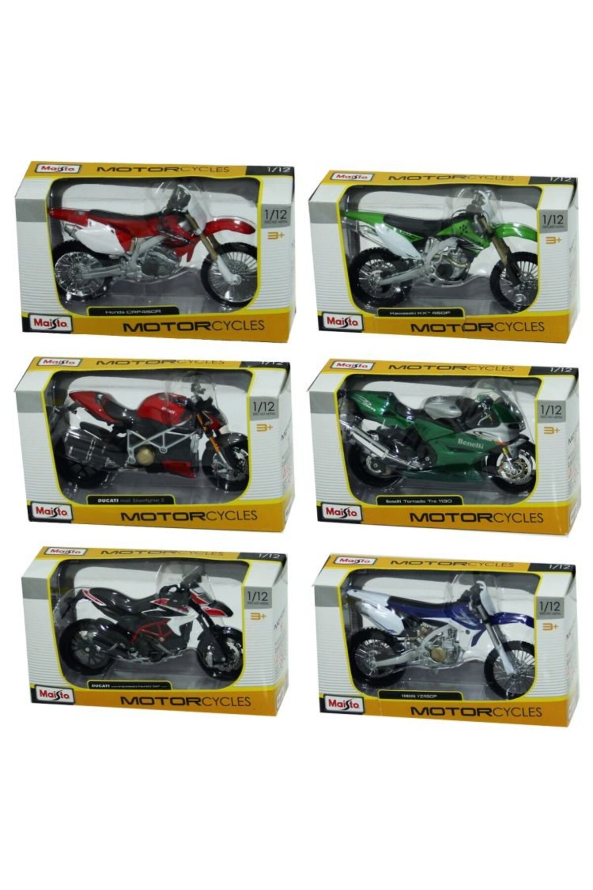 موتورسیکلت مدل ۱:۱۲