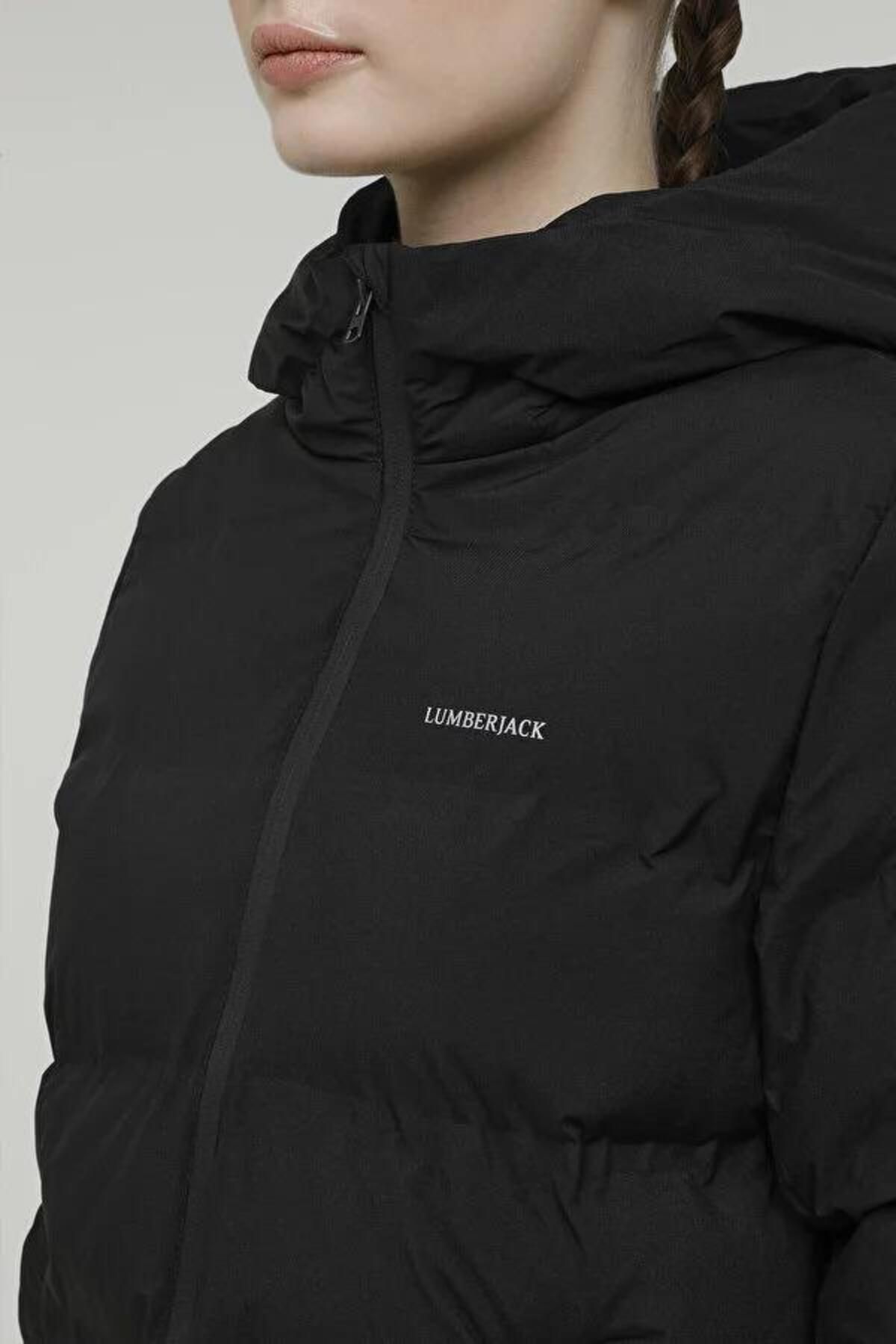 lumberjack-Coat Black Color Women's Coat 3