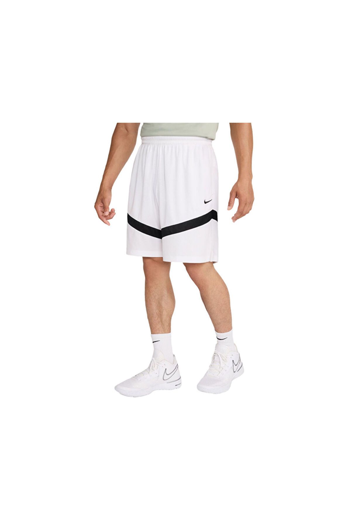 Nike-White Dri-Fit Icon Men's Basketball Shorts - Dv9524-102 1