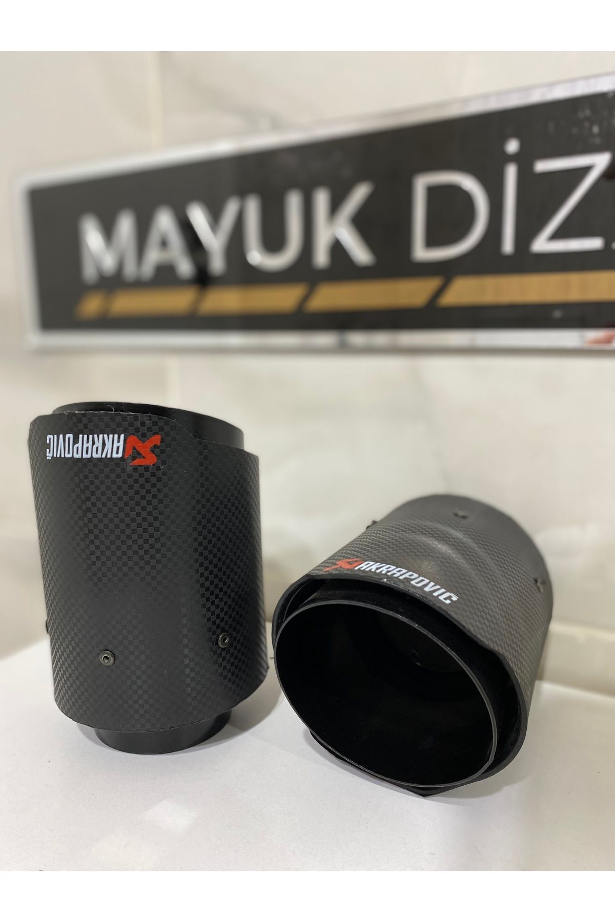 Akrapovic Tekli 90 Mm 1 Adet Karbon Egzoz Ucu--mayukdizayn-- **