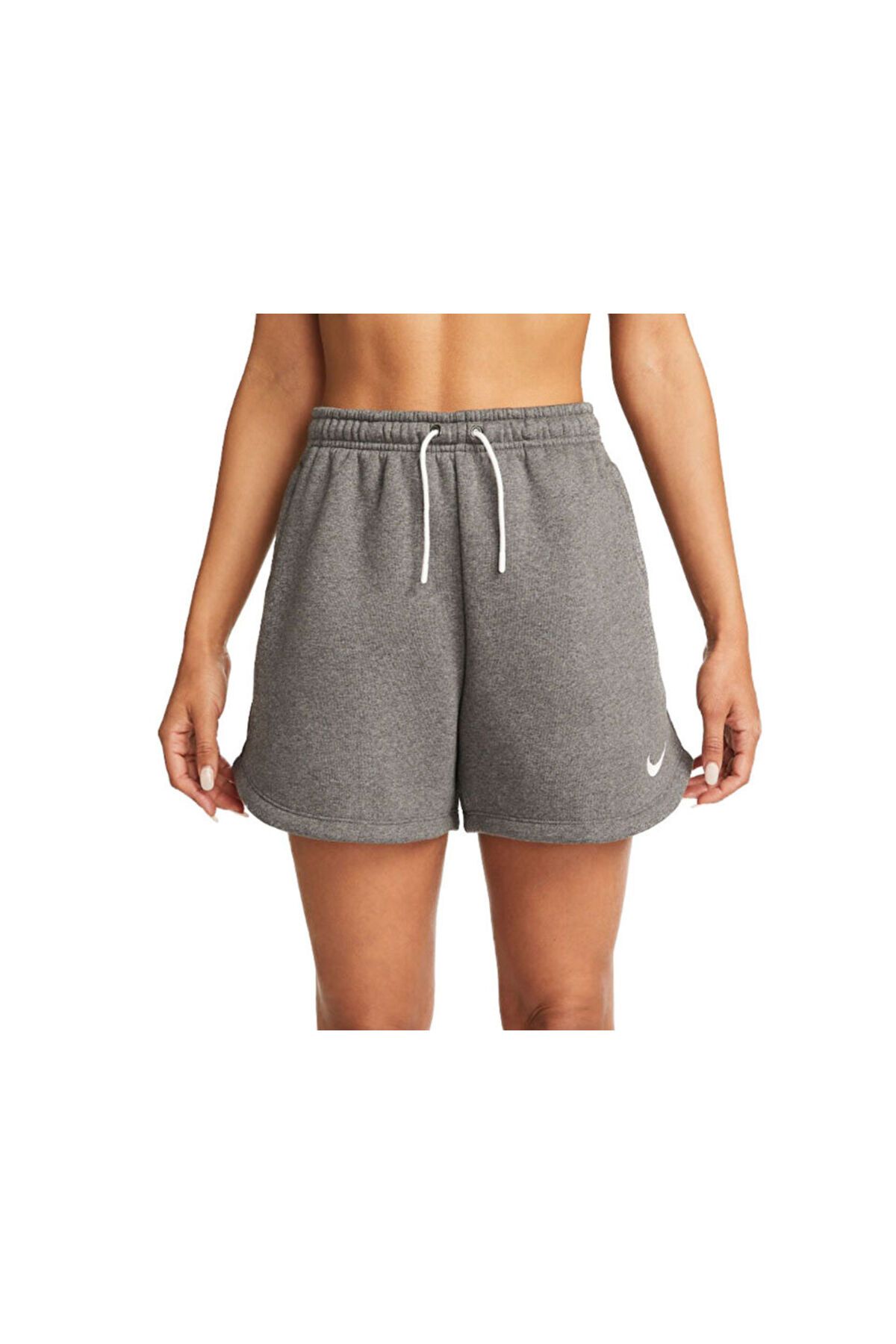 Nike-Cw6963-071 W Nk Flc Park20 Short Kz Gray Women's Shorts 1