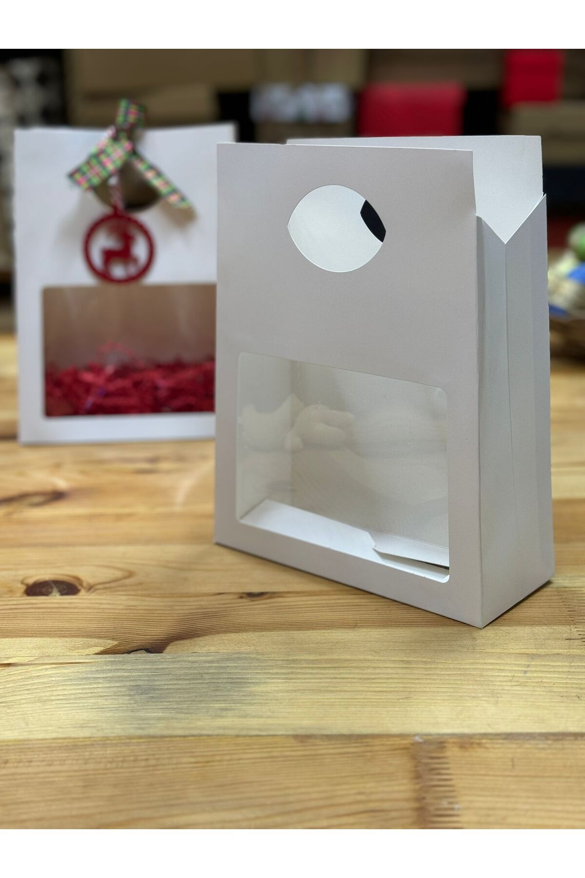 demontecraft-Cardboard Box with Window Without Rope 2 Pcs Only Box 5