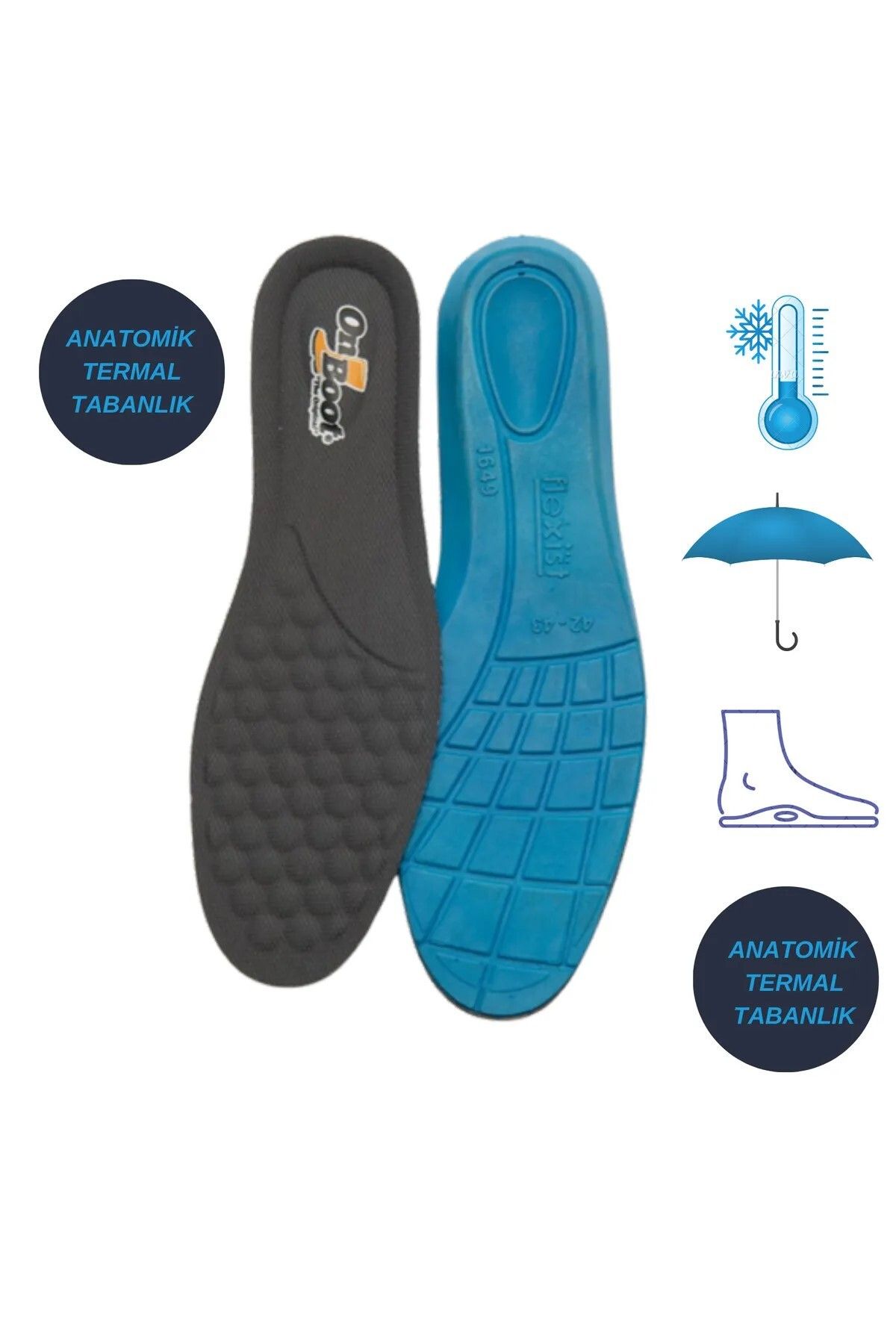 ON BOOT-Onboot Long Cold Warm Proof Work Hunting and Rain Boots - with Non-Slip Soles 1001 2