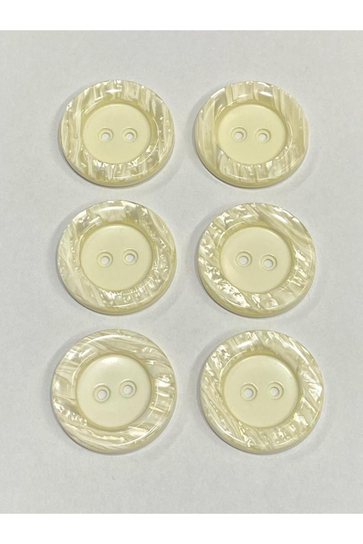 karantuhafiye-Coat Button / CREAM color / set of 6 3.5 CM 4