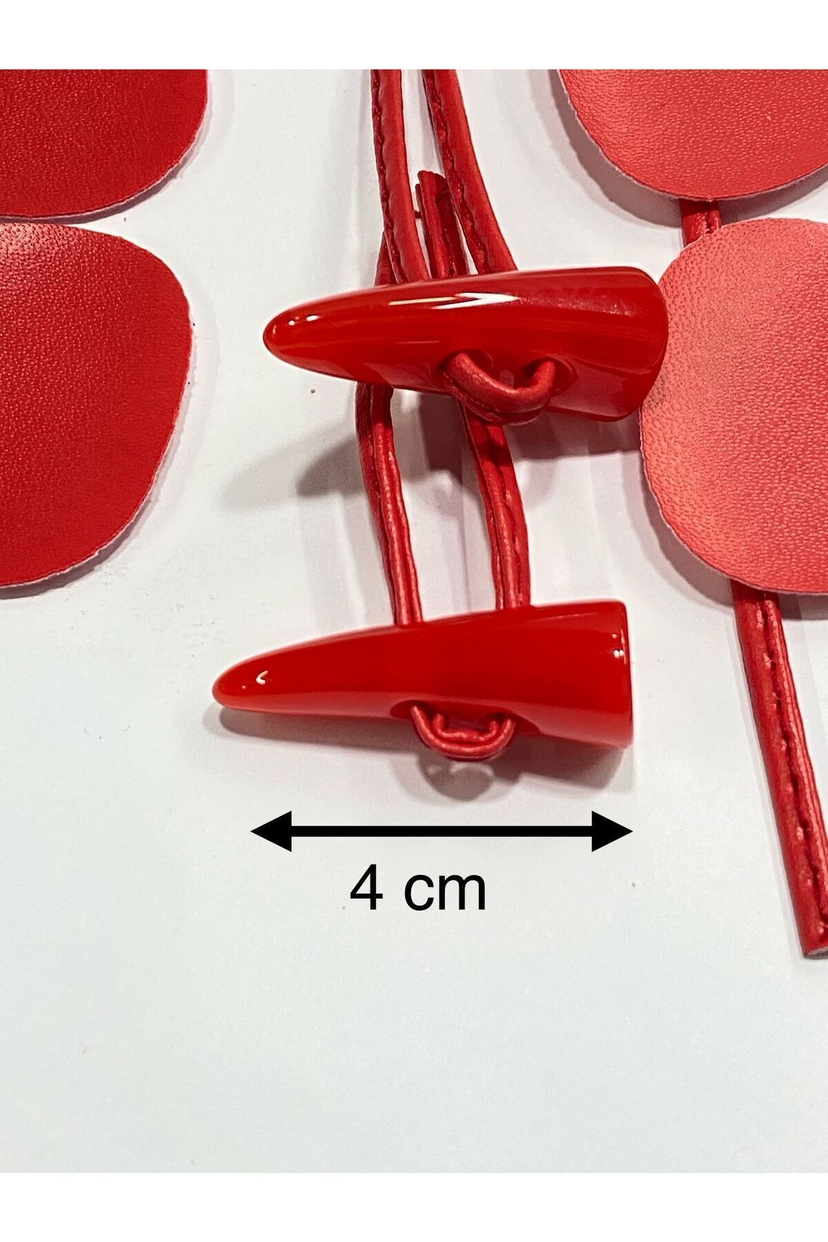 karantuhafiye-Leather Unit Shepherd Button Set Red 2 Pieces 8