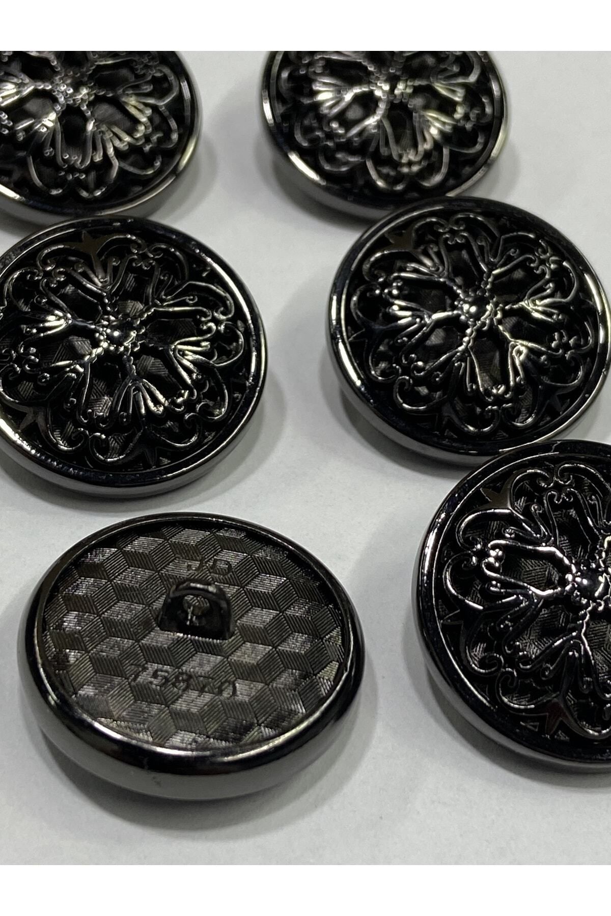 karantuhafiye-Coat Topcoat button / design button / special coated button / Black set of 6 4