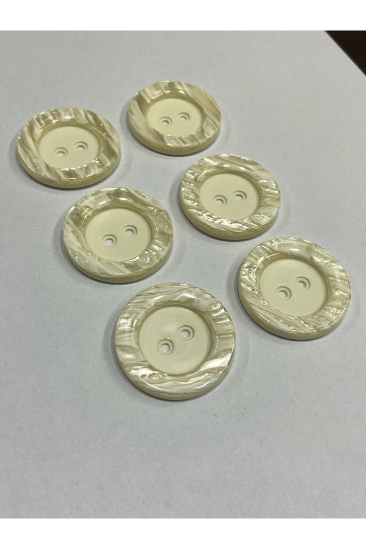 karantuhafiye-Coat Button / CREAM color / set of 6 3.5 CM 8