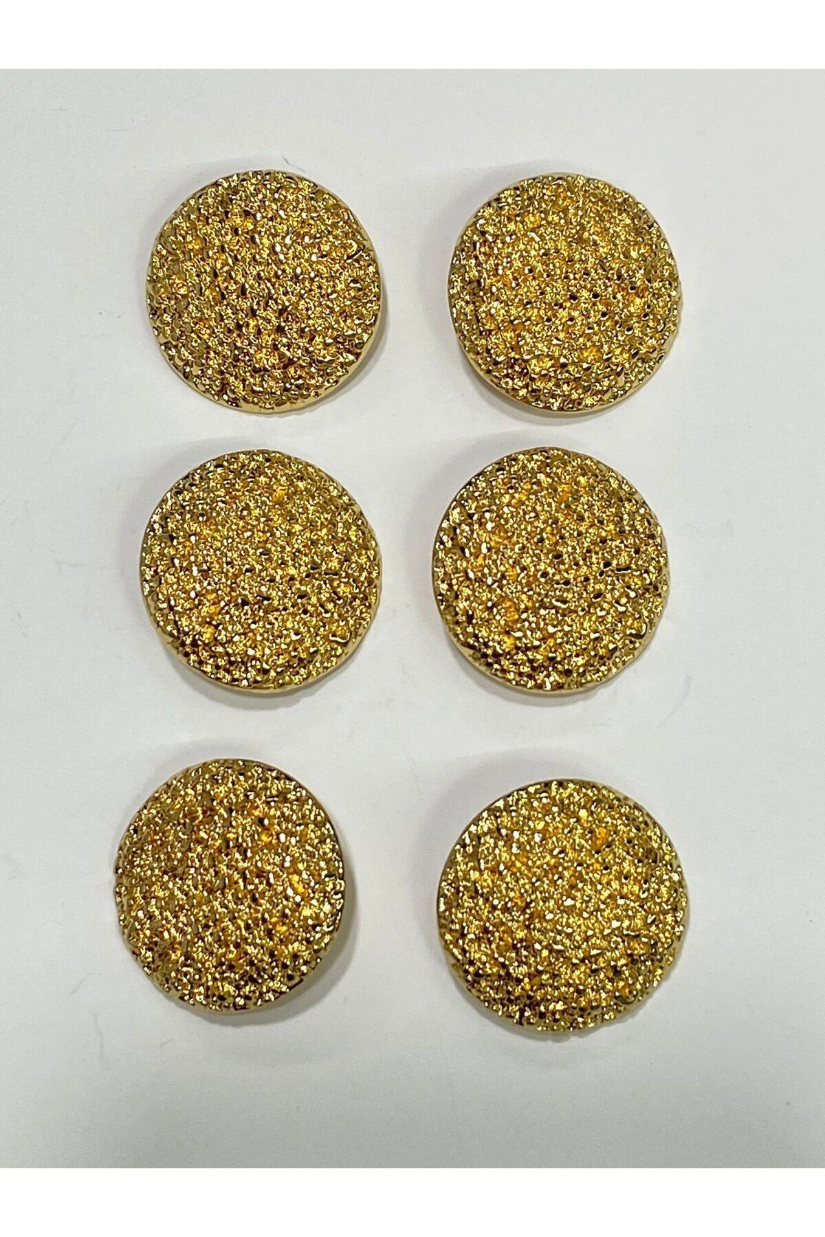 karantuhafiye-Coat Topcoat button / design button / special plated button / Gold Set of 6 2.7 Cm 5