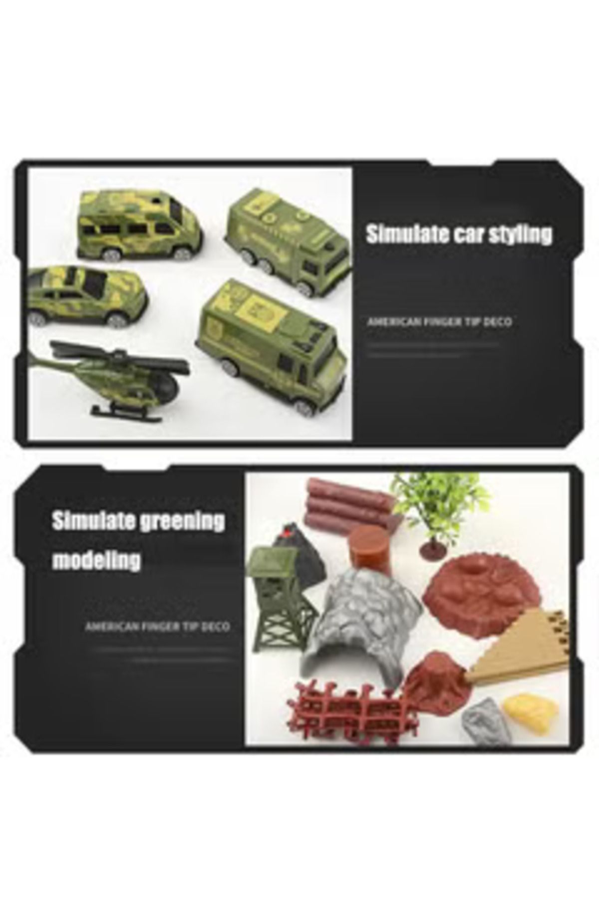 Arabest-Dinosaur World Scene Game with Dinosaur and Soldier Model Carpet Toy Set 2