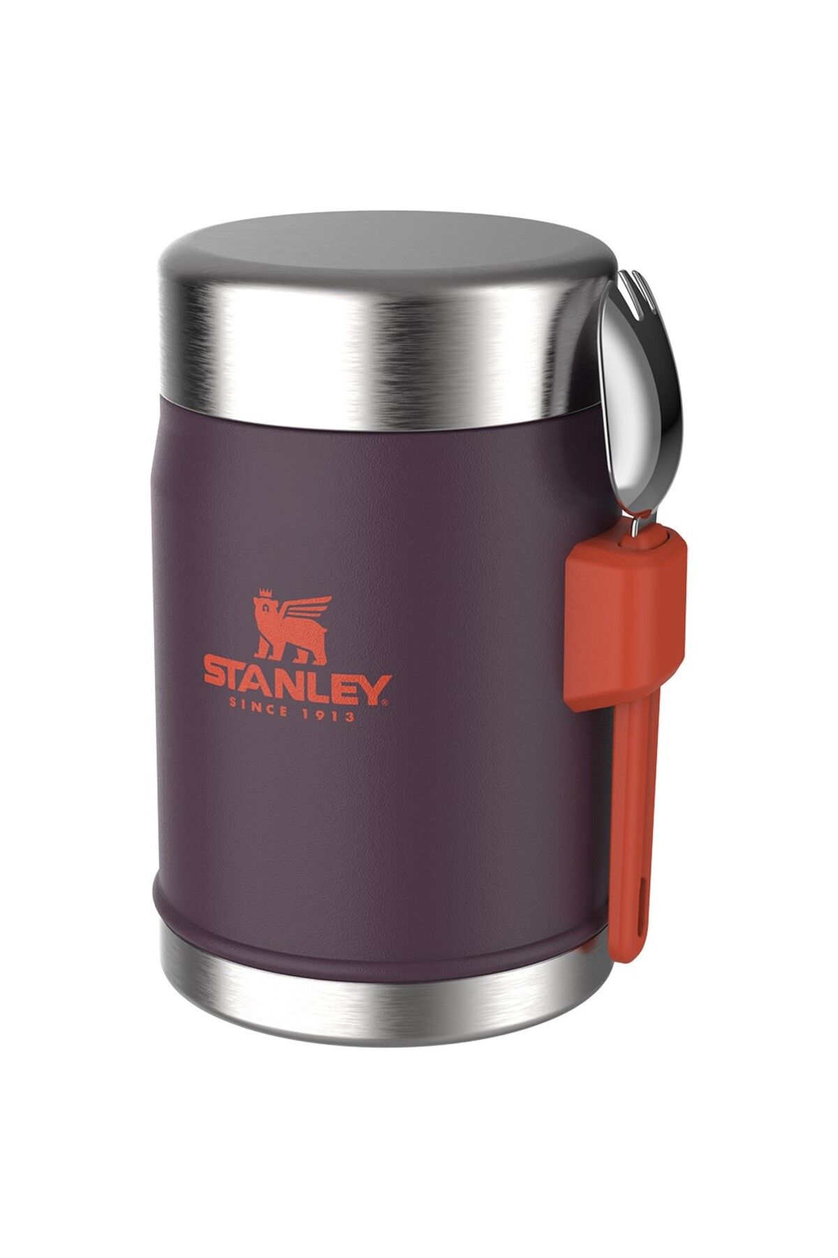 Stanley-0.40 Lt Stainless Steel Food Thermos - with Spoon, Plum 3