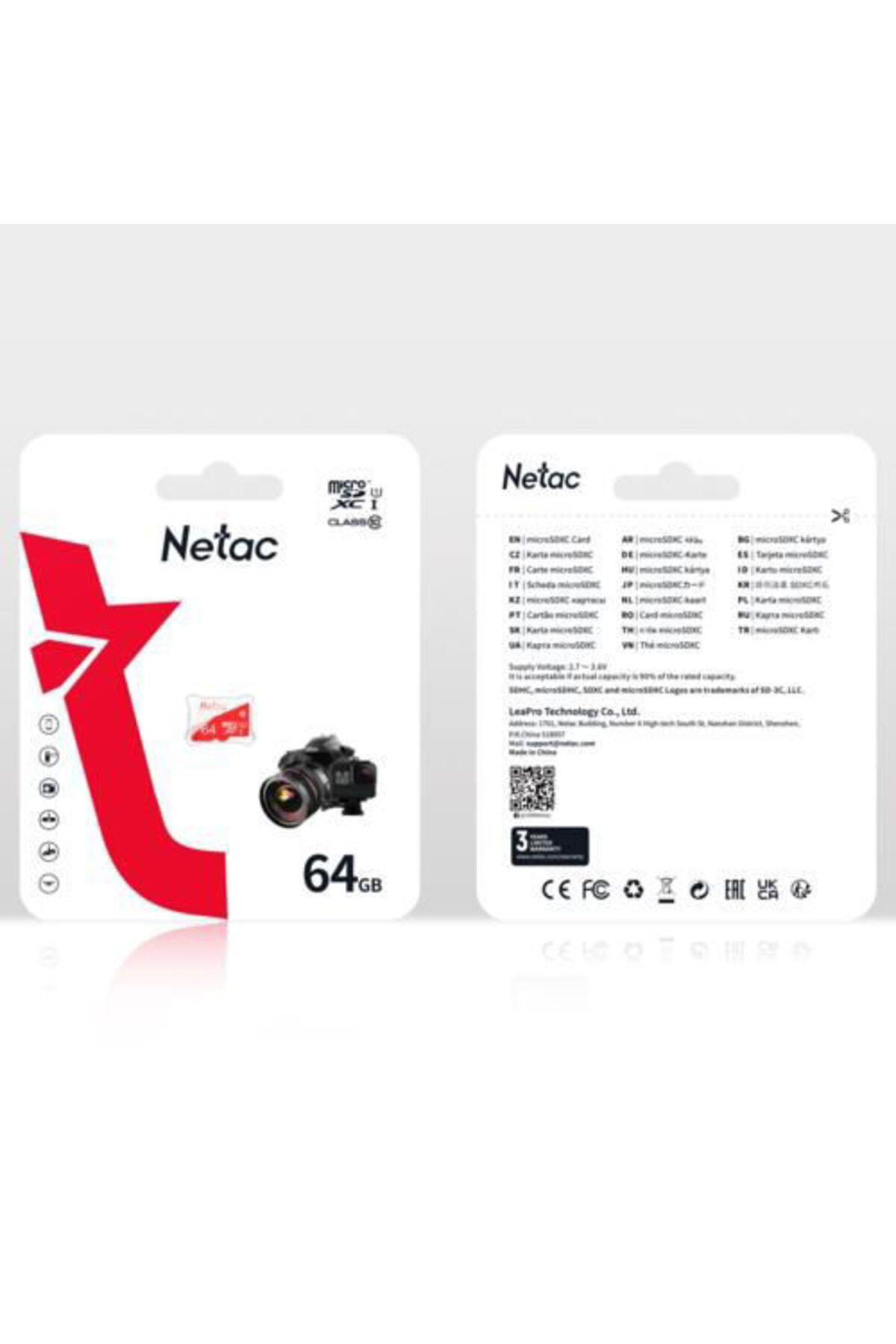 Netac P500 Eco 64GB MicroSDXC NT02P500ECO-064G-S