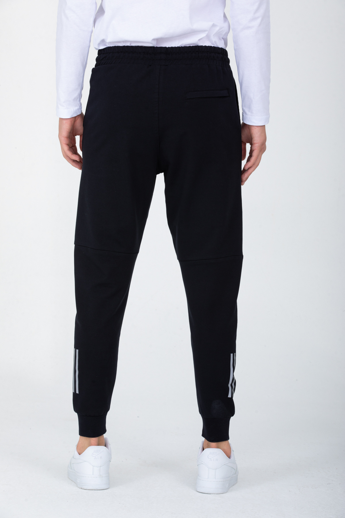 DYNAMO-Pantaloni de sport pentru bărbați, din bumbac, din elastan, cu elastic în talie și picior, AS-417 4