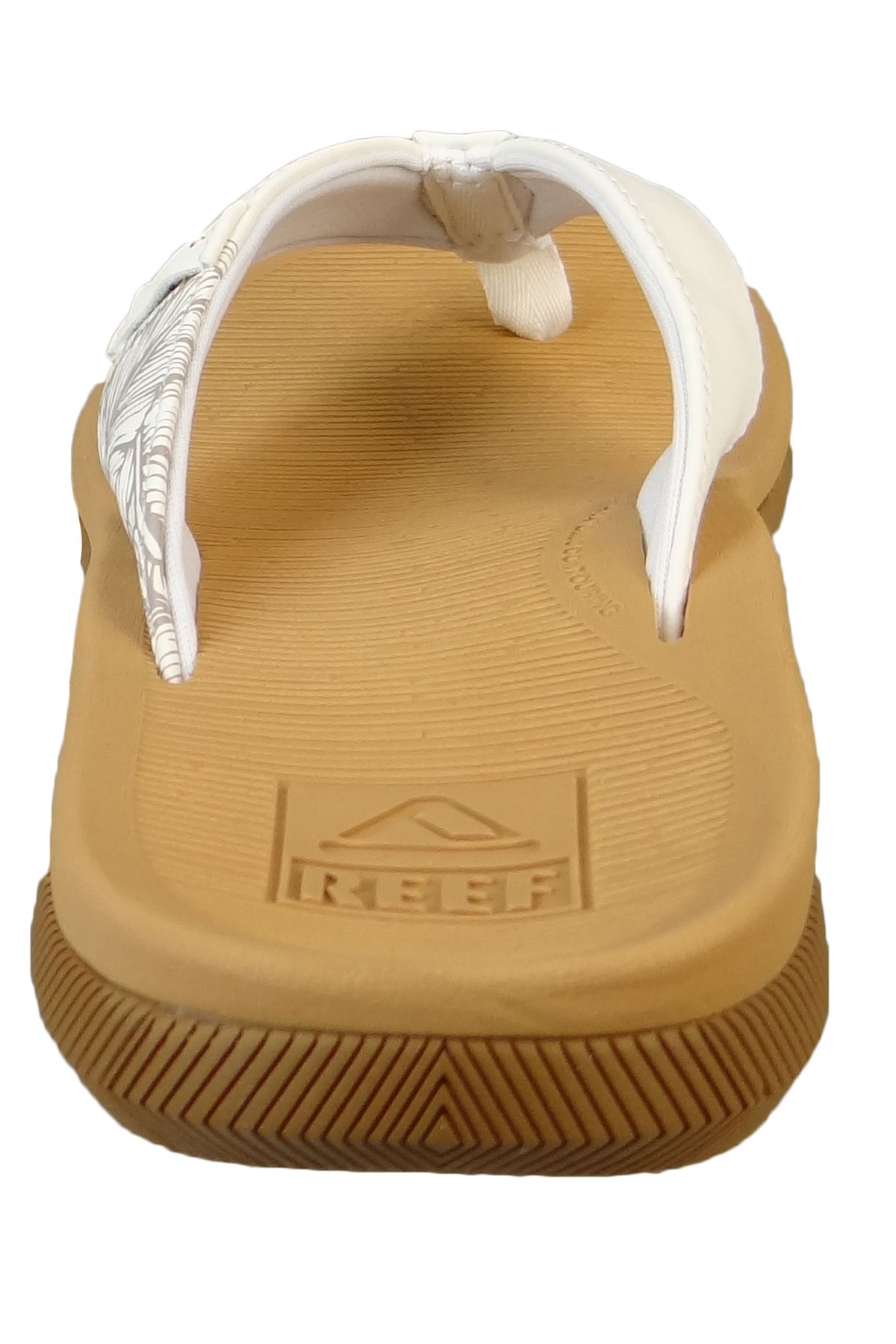 Reef-Damen Zehentrenner Sandalen Santa Ana Zehentrenner CI7130 Weiß Cloud Leder mit EVA 4