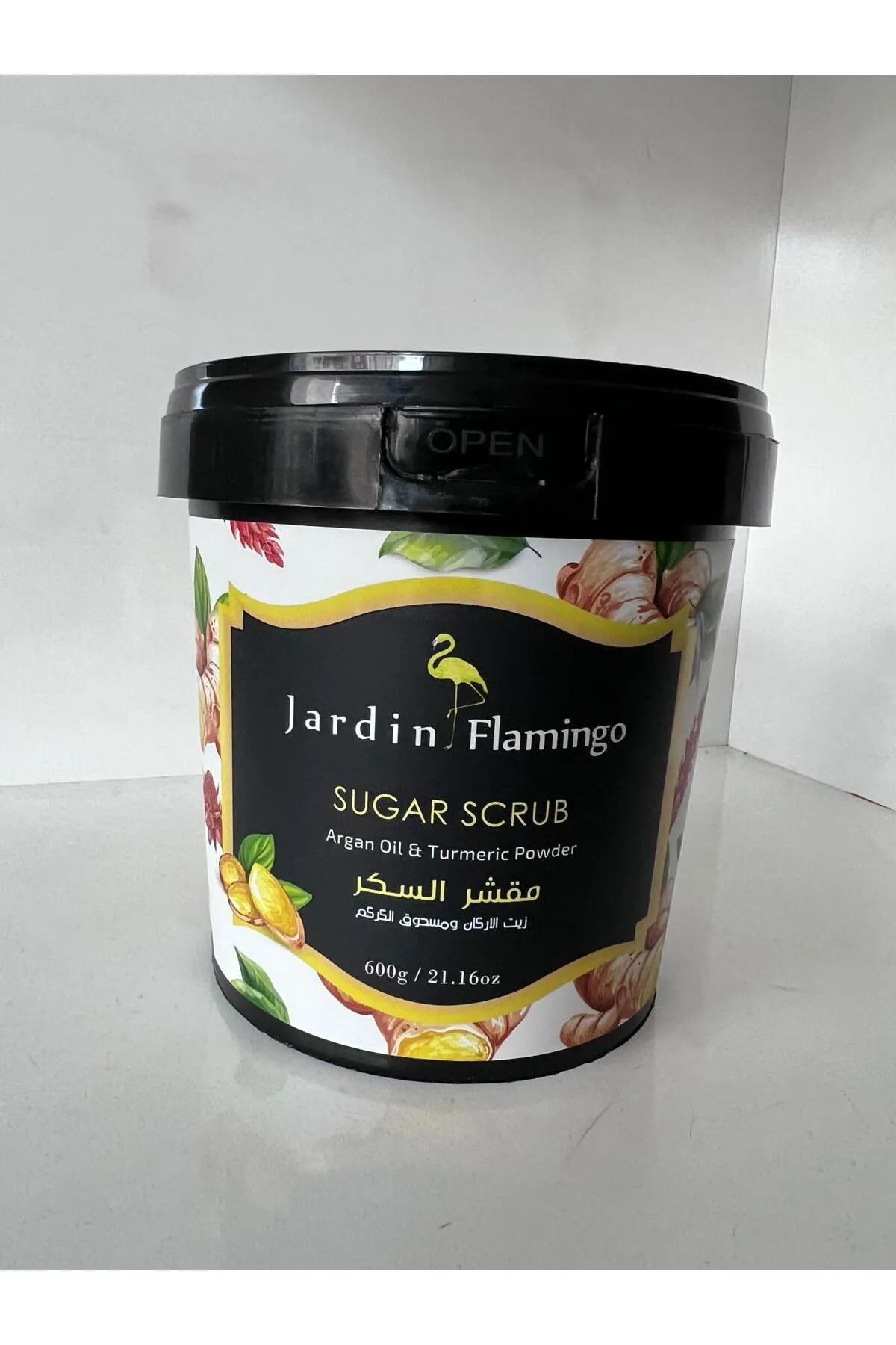 JARDİN FLAMİNGO SUGAR SCRUB ARGAN OIL& TURMERİC 600G