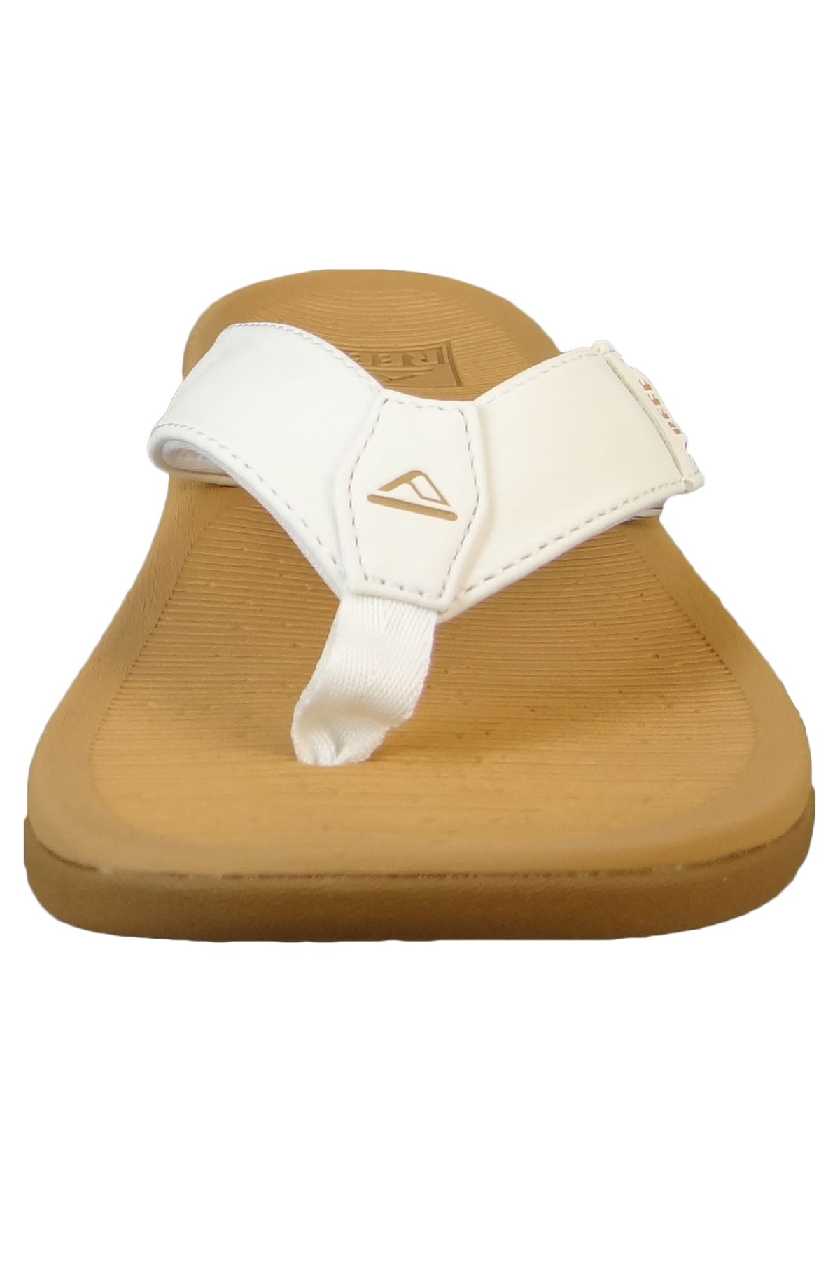 Reef-Damen Zehentrenner Sandalen Santa Ana Zehentrenner CI7130 Weiß Cloud Leder mit EVA 6