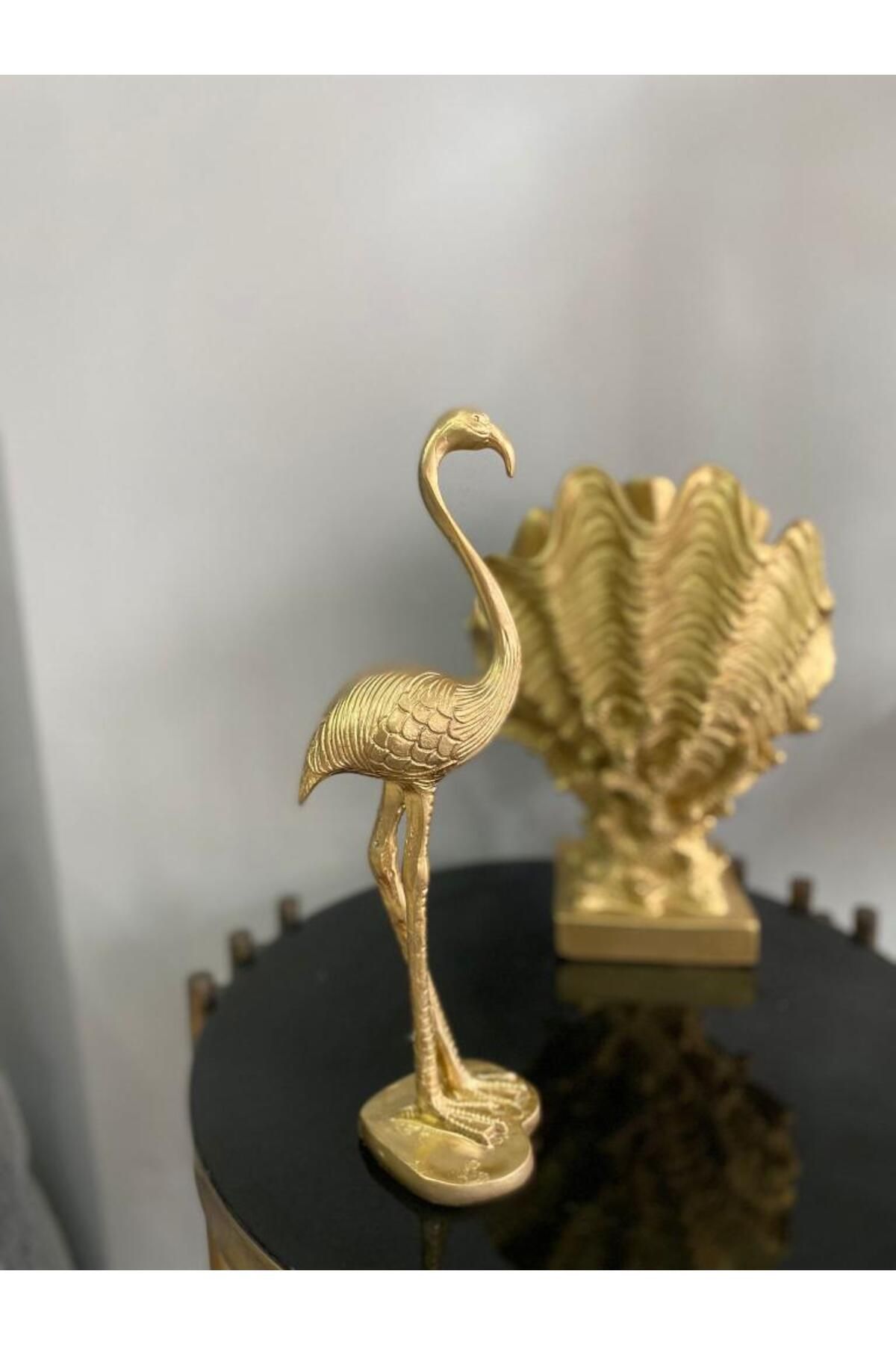 Elioure Renkli Flamingo Biblo Dekoratif Obje, Şık ve Modern Ev Süslemesi