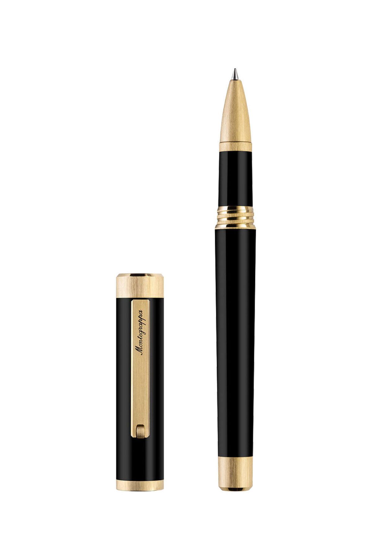 Montegrappa-Black and Gold Zero Roller Pen Iszeiriy 2