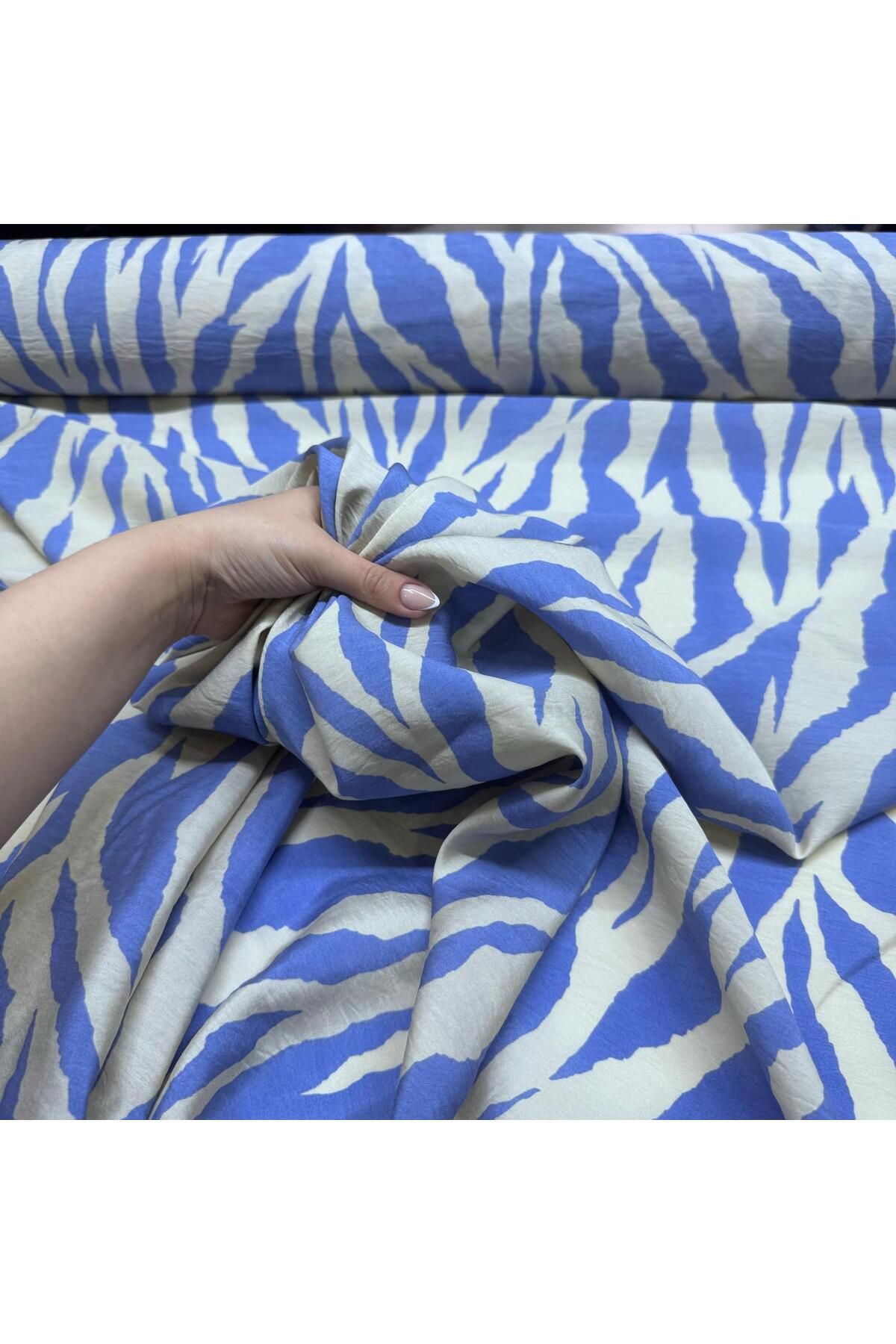 Yaren Ülker-Ayrobin (Aerobin) Modal Viscose Fabric Double En Zebra Pattern 5