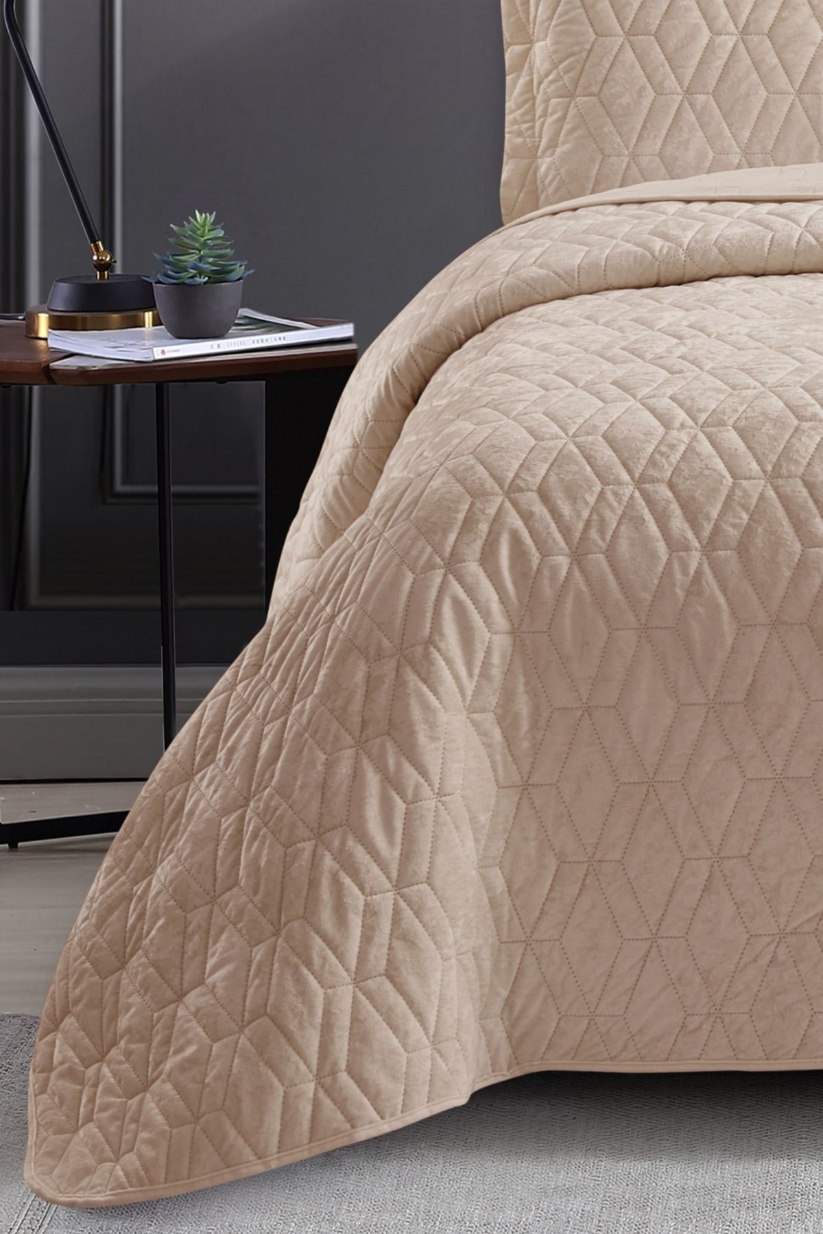 Royal Home-طقم مفرش سرير مزدوج مخملي من تينا 3