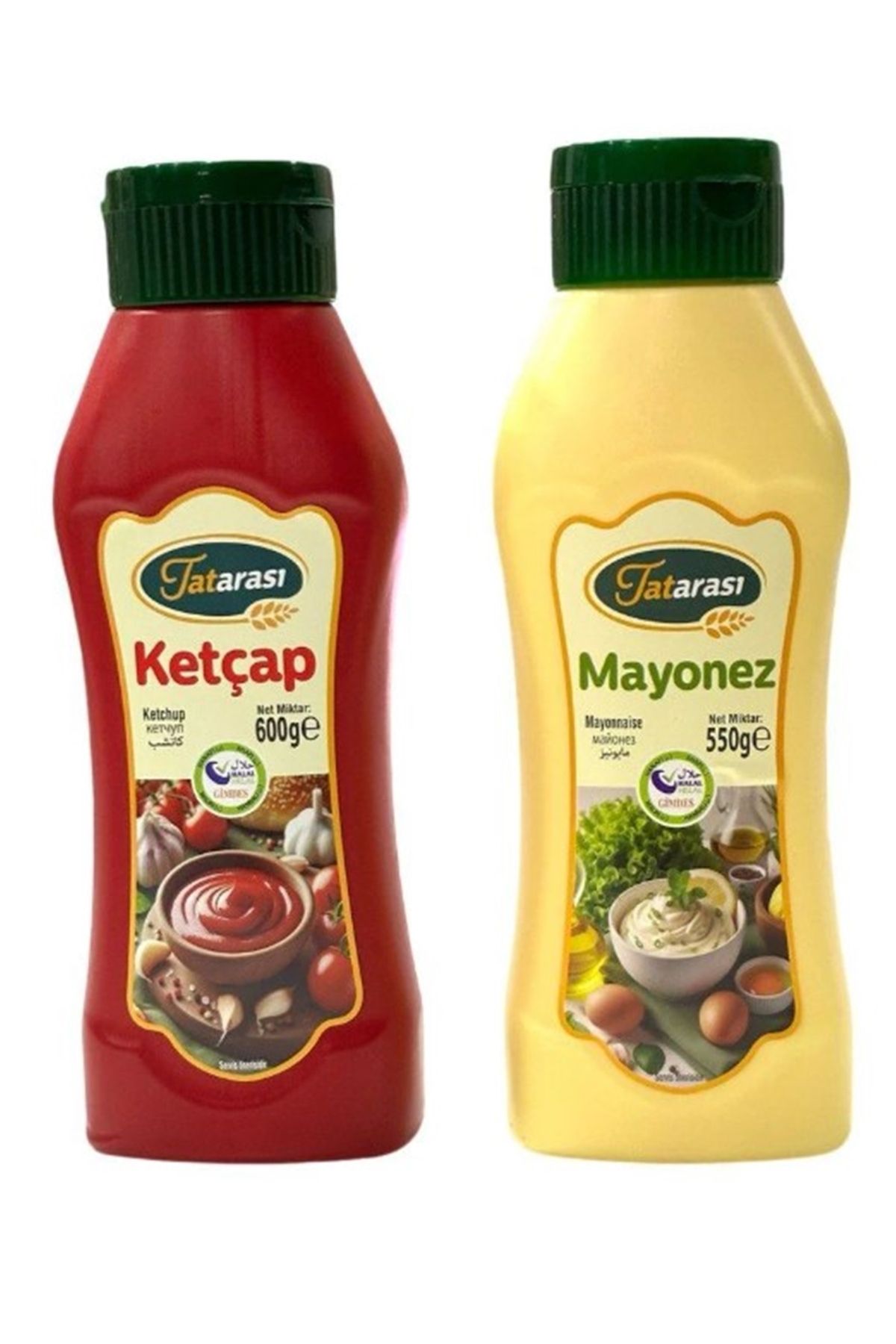 tatarası Ketçap & Mayonez Set 600-550 GR Gimdes Sertifikalı