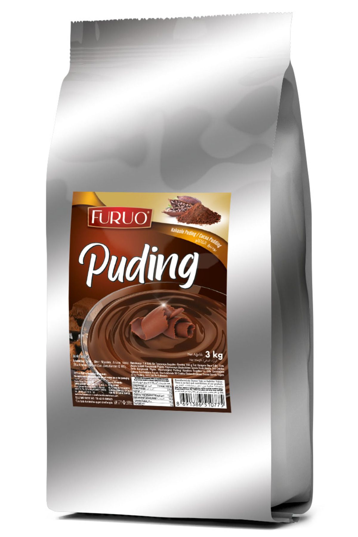 Çınar Furuo Kakaolu Puding 3kg