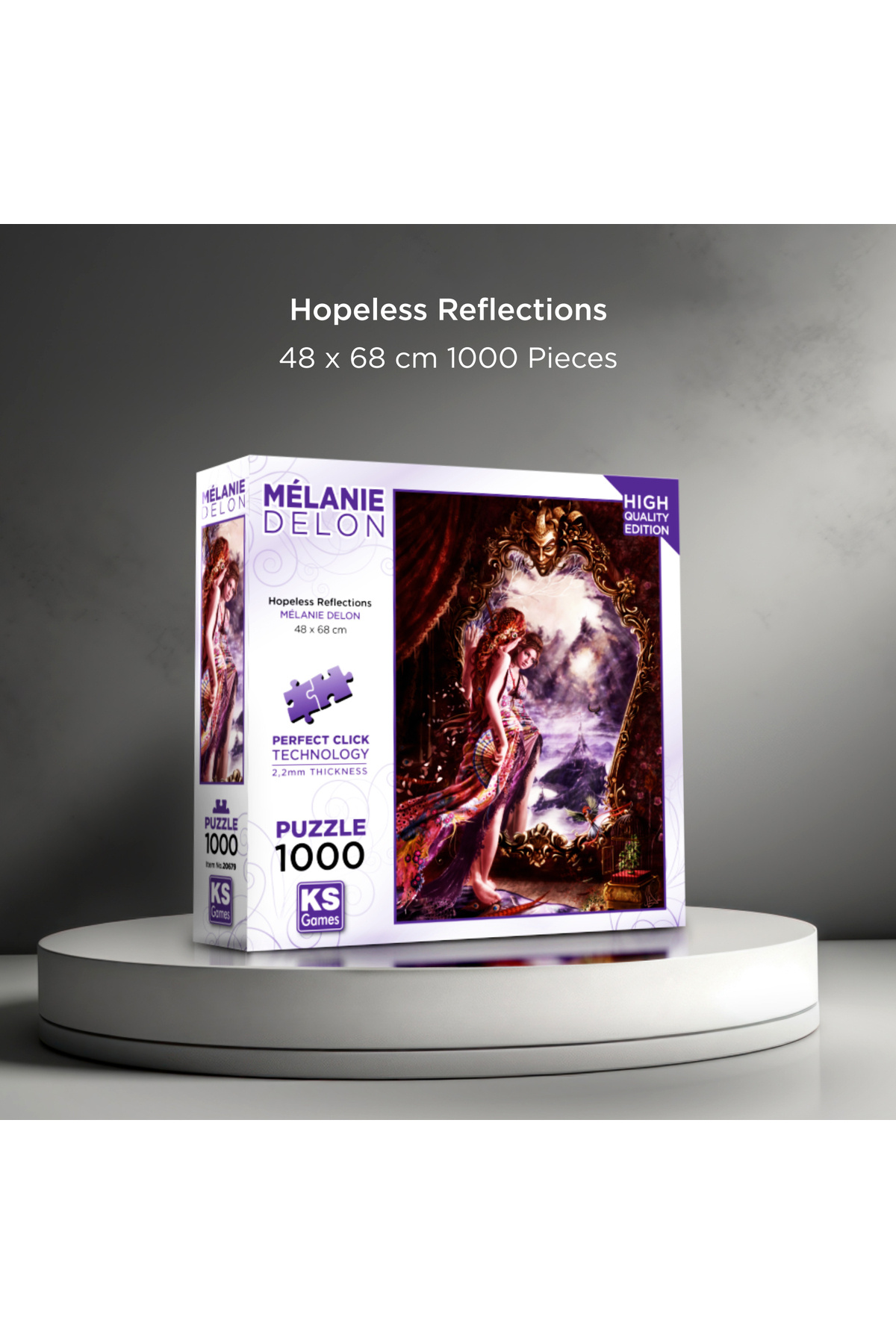 Ks Games-Puzzle 1000 Pieces Melanie Delon Hopeless Reflections 3