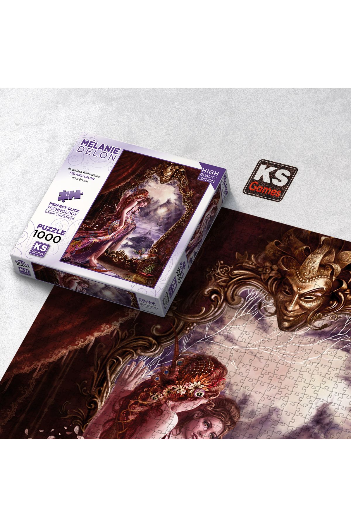 Ks Games-Puzzle 1000 Pieces Melanie Delon Hopeless Reflections 5