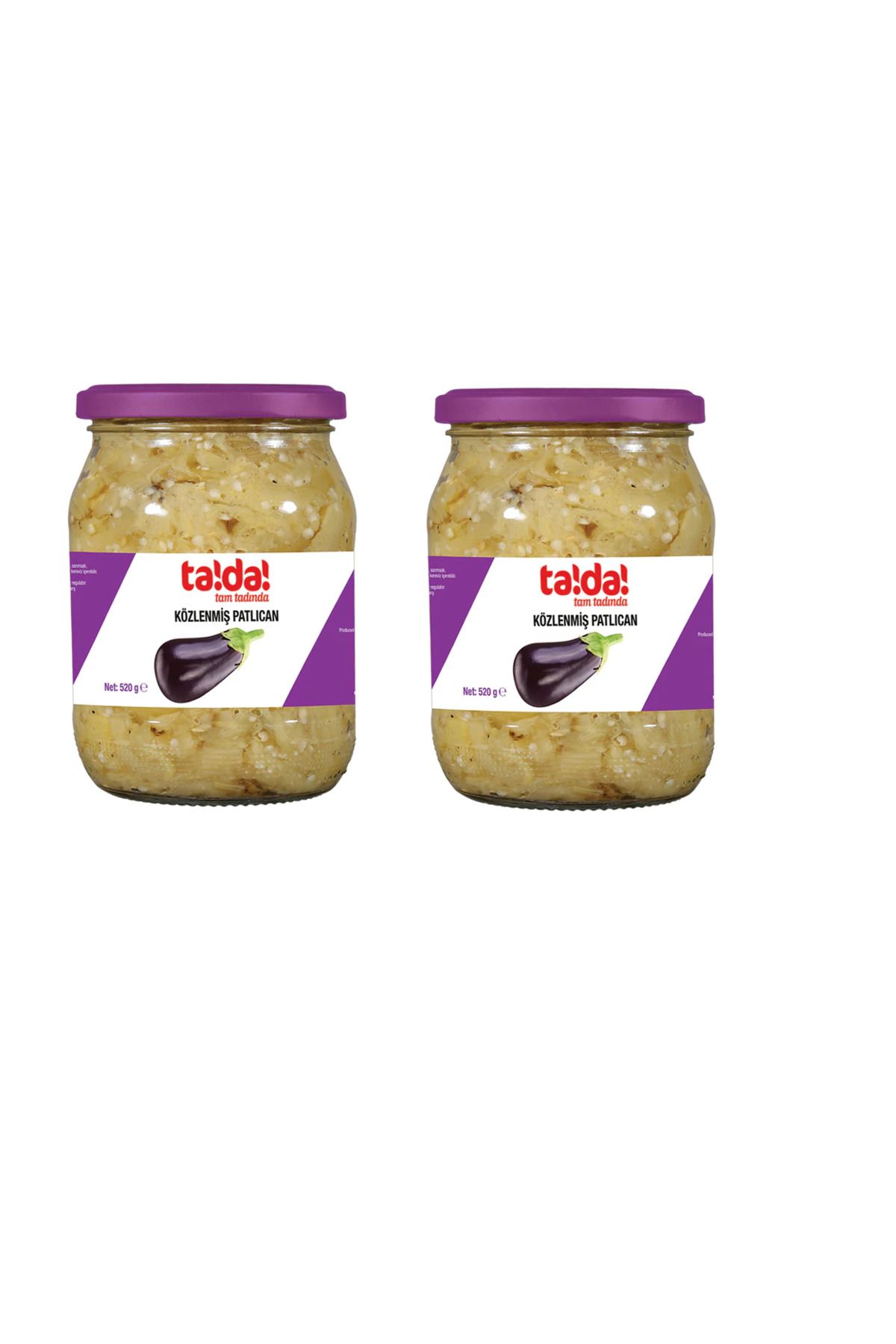 TADAL Közlenmiş Patlıcan 520 Gr 2 li paket