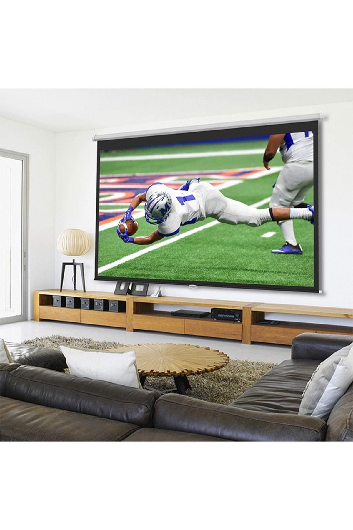 Taimi- Manual Screen Projector Size 150X150cm 5