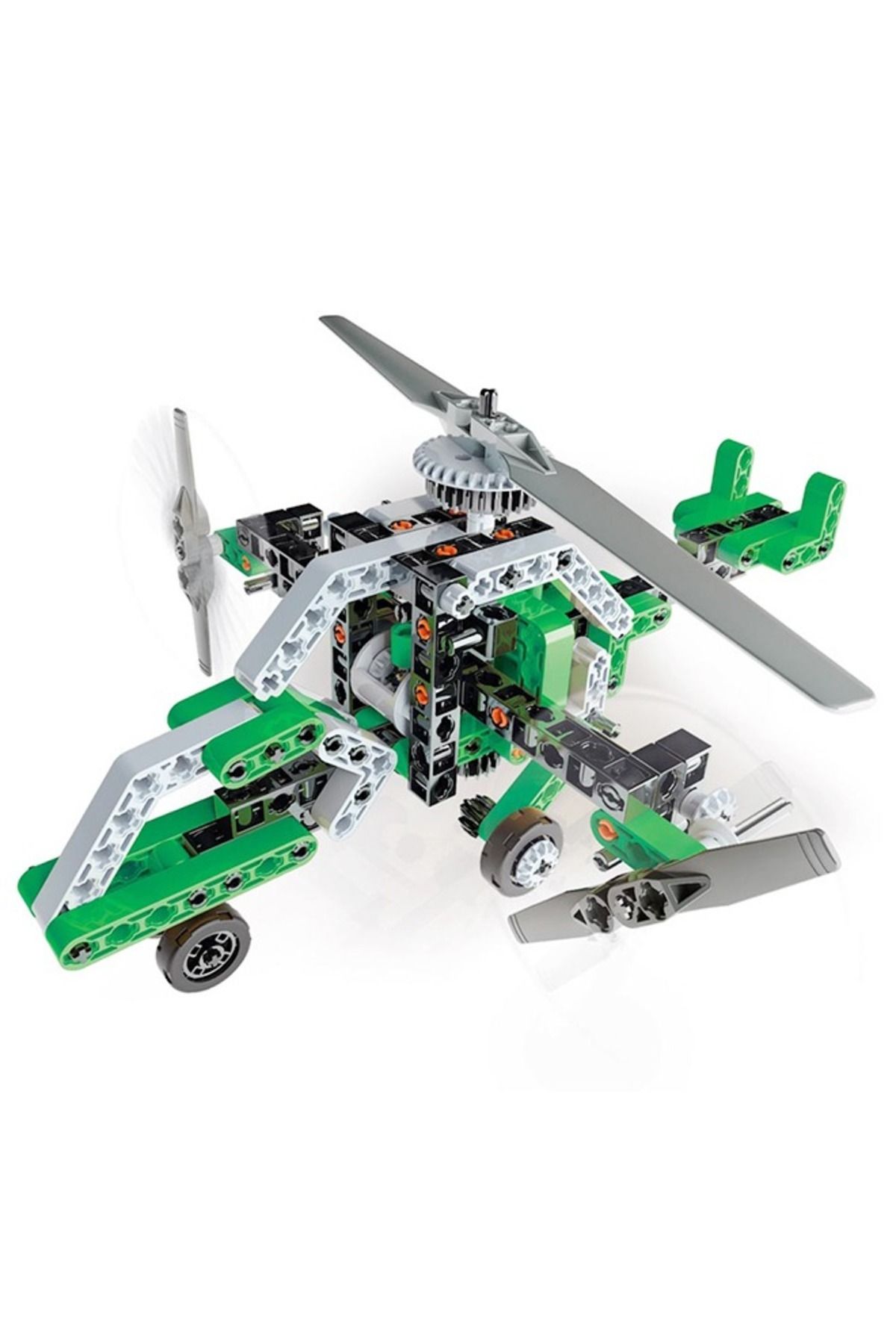 CLEMENTONI- 130-Piece Mechanics Laboratory - Triple Engine Helicopter and Airboat 2