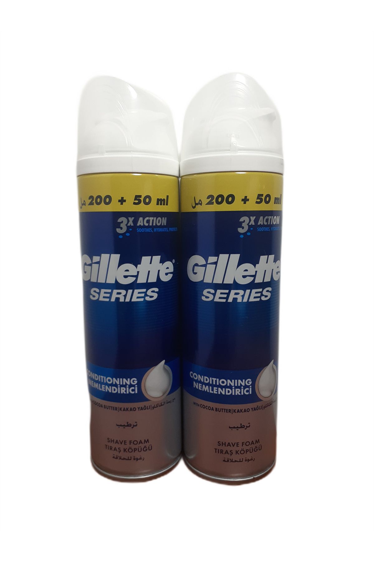 Gillette SERİES NEMLENDİRİCİ KÖPÜK 250 ML X 2 ADET