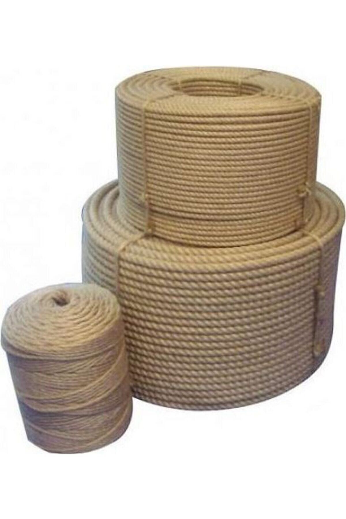 Jüt Halat Dekor Ipi 6 Mm 25 Metre Ip Halat Ip Hasır Ip Jüt Kendir Ip Jüt Çuval Ip