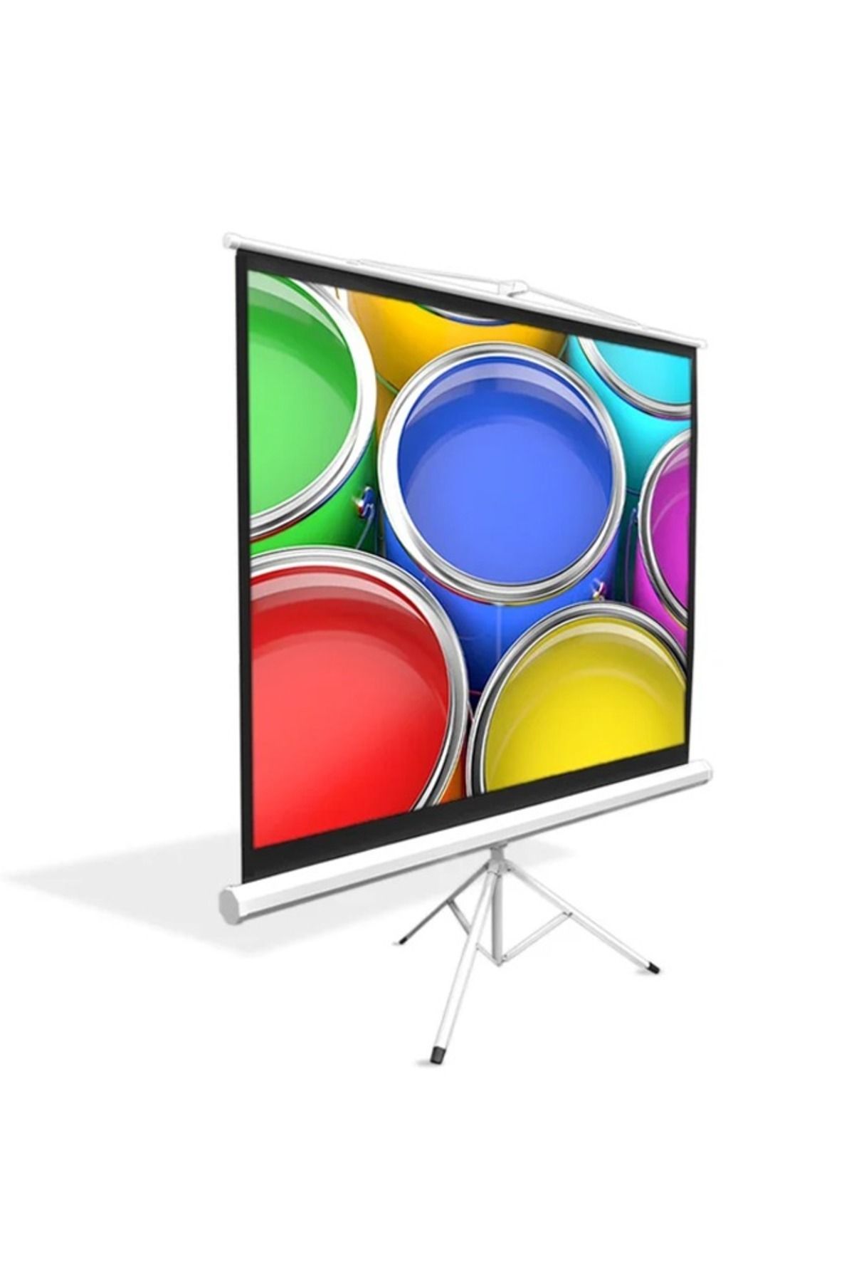 Taimi- Portable Tripod Screen Projector with Tripod Size 250X250cm 5
