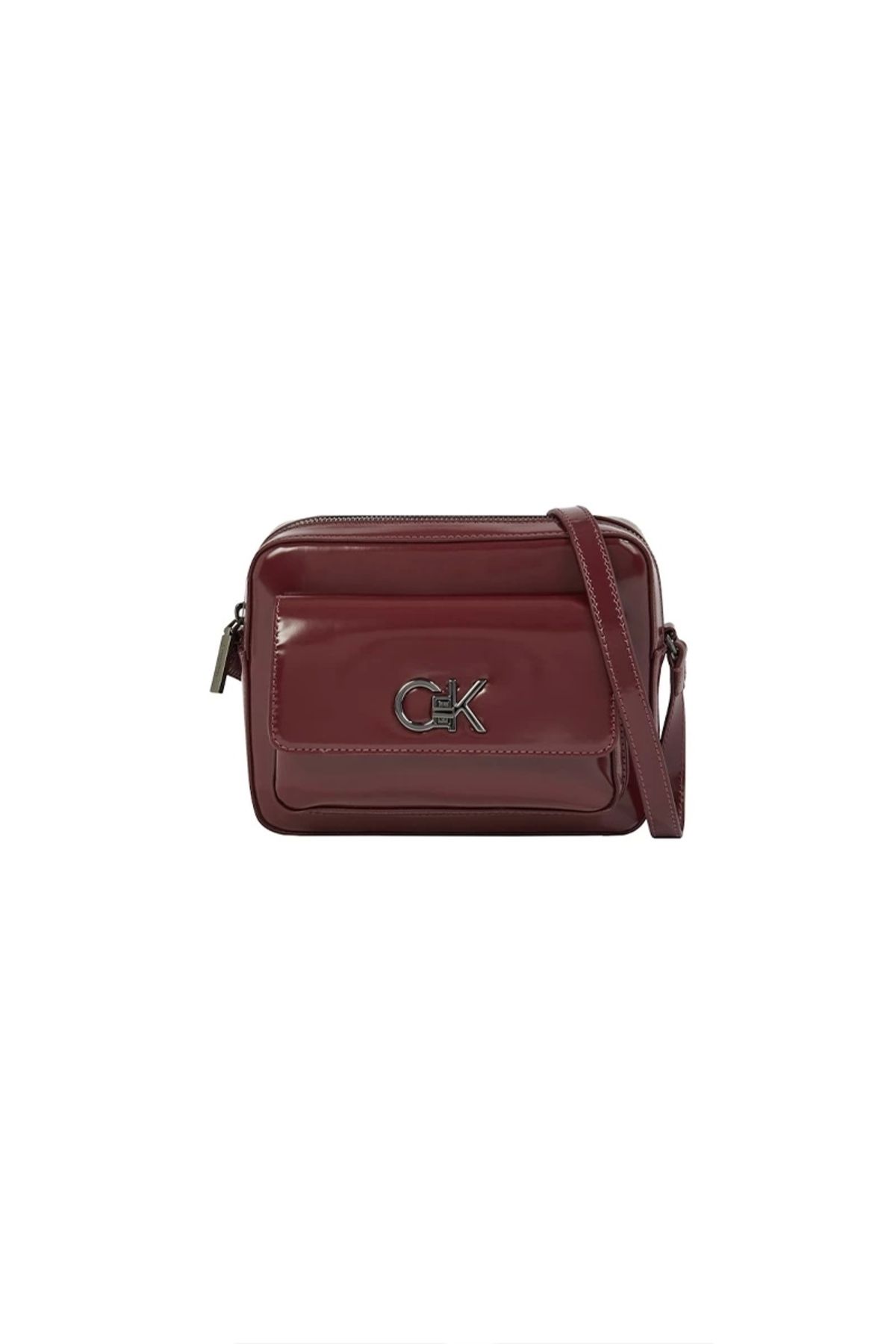 Calvin Klein-Women's Purple Lock Camera Bag 3