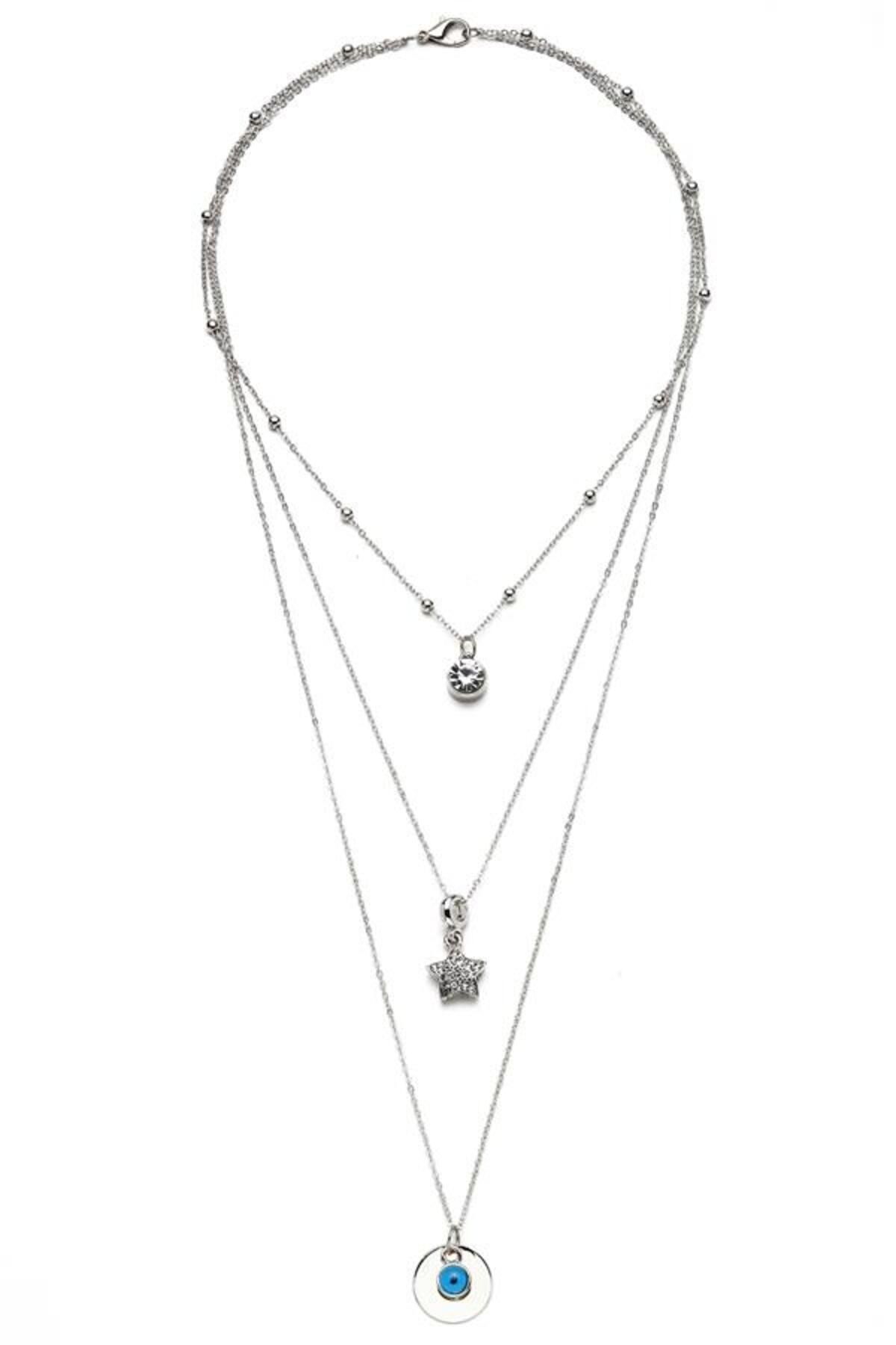Modex-Star figured triple necklace 4