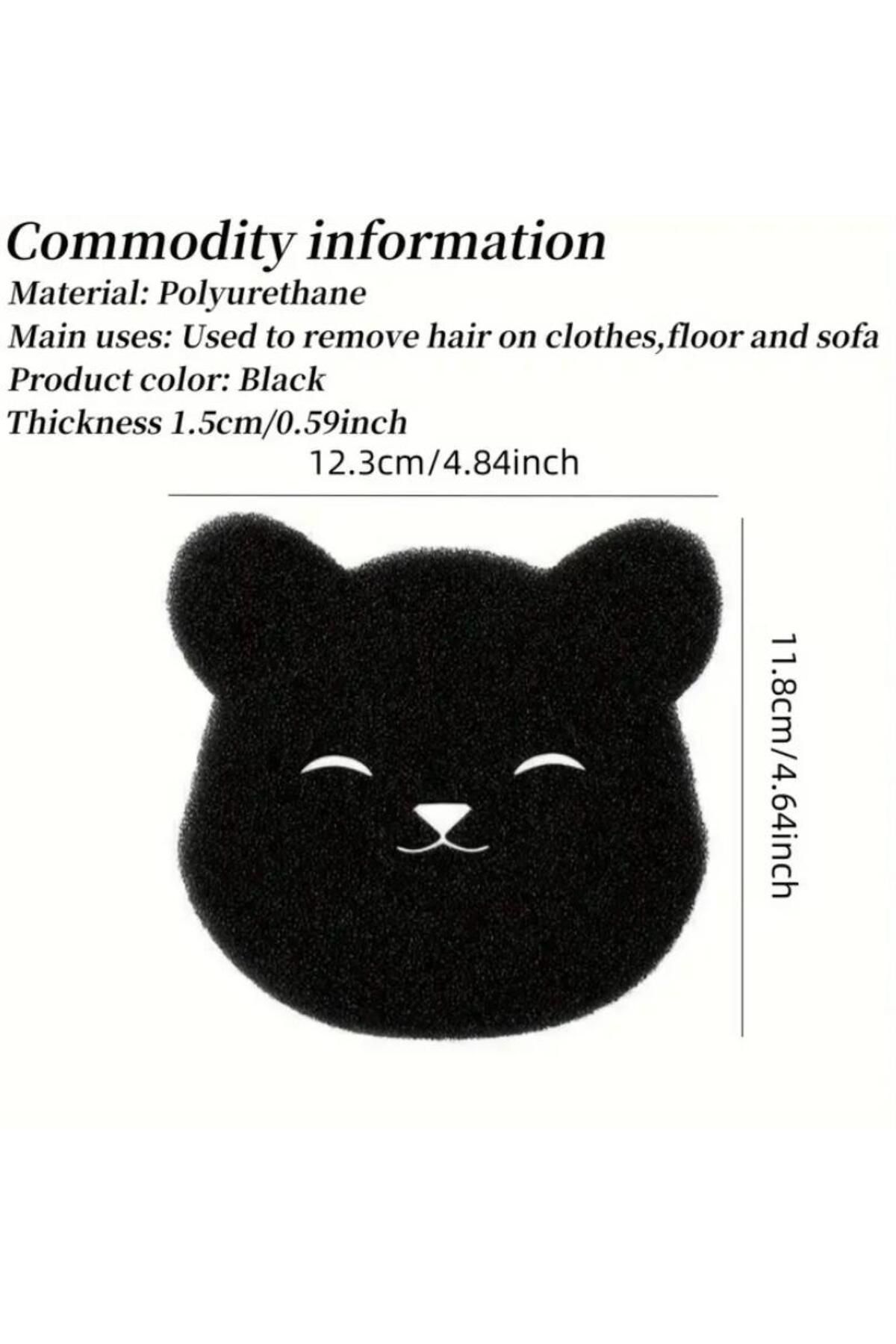 miatamer-Lint Collector for Washing Machine, Cat Lint Remover, Reusable Cute Teddy Bear 2