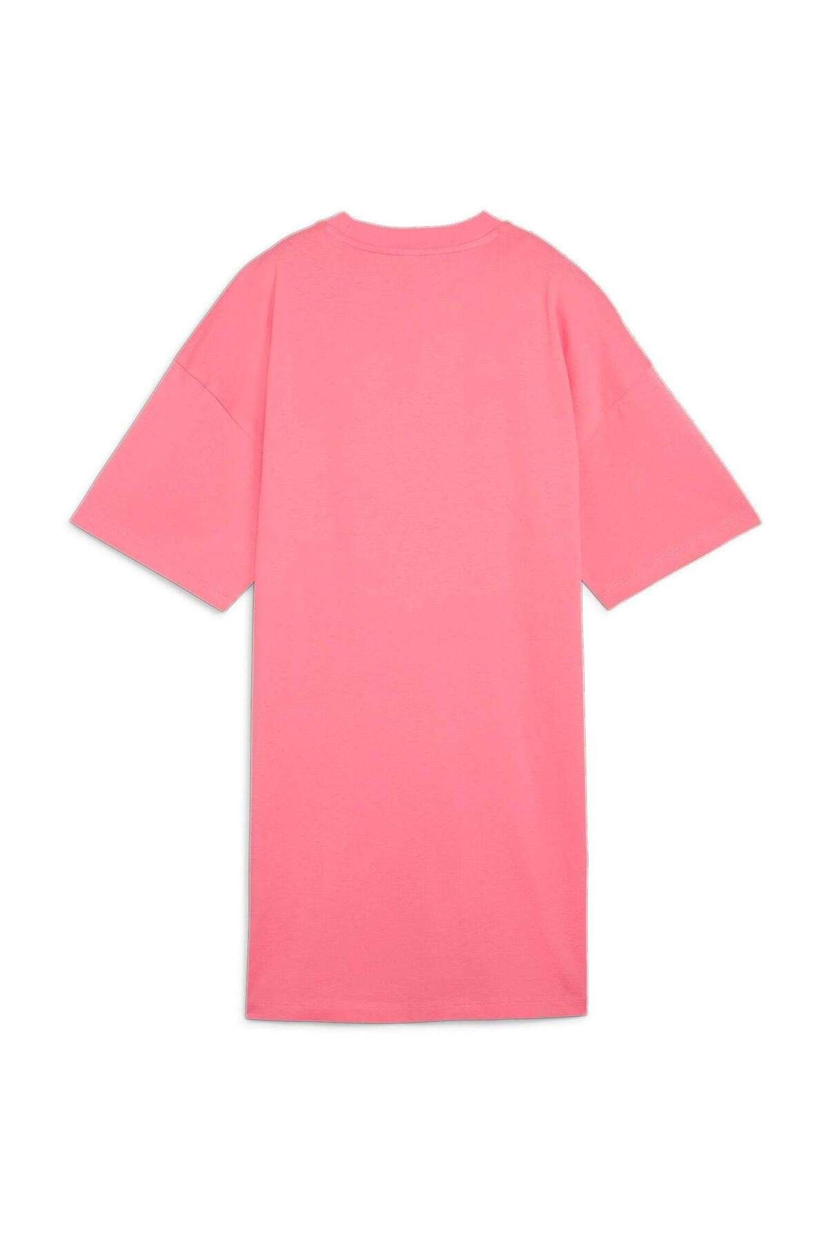 Puma-Dress Puma Better Classics Tee Dress, Pink, Women 2