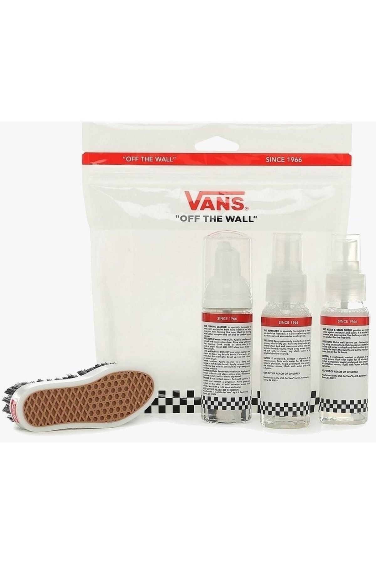 Vans-Set de îngrijire a pantofilor Vans Shoe Care Travel Kit, alb, unisex 2