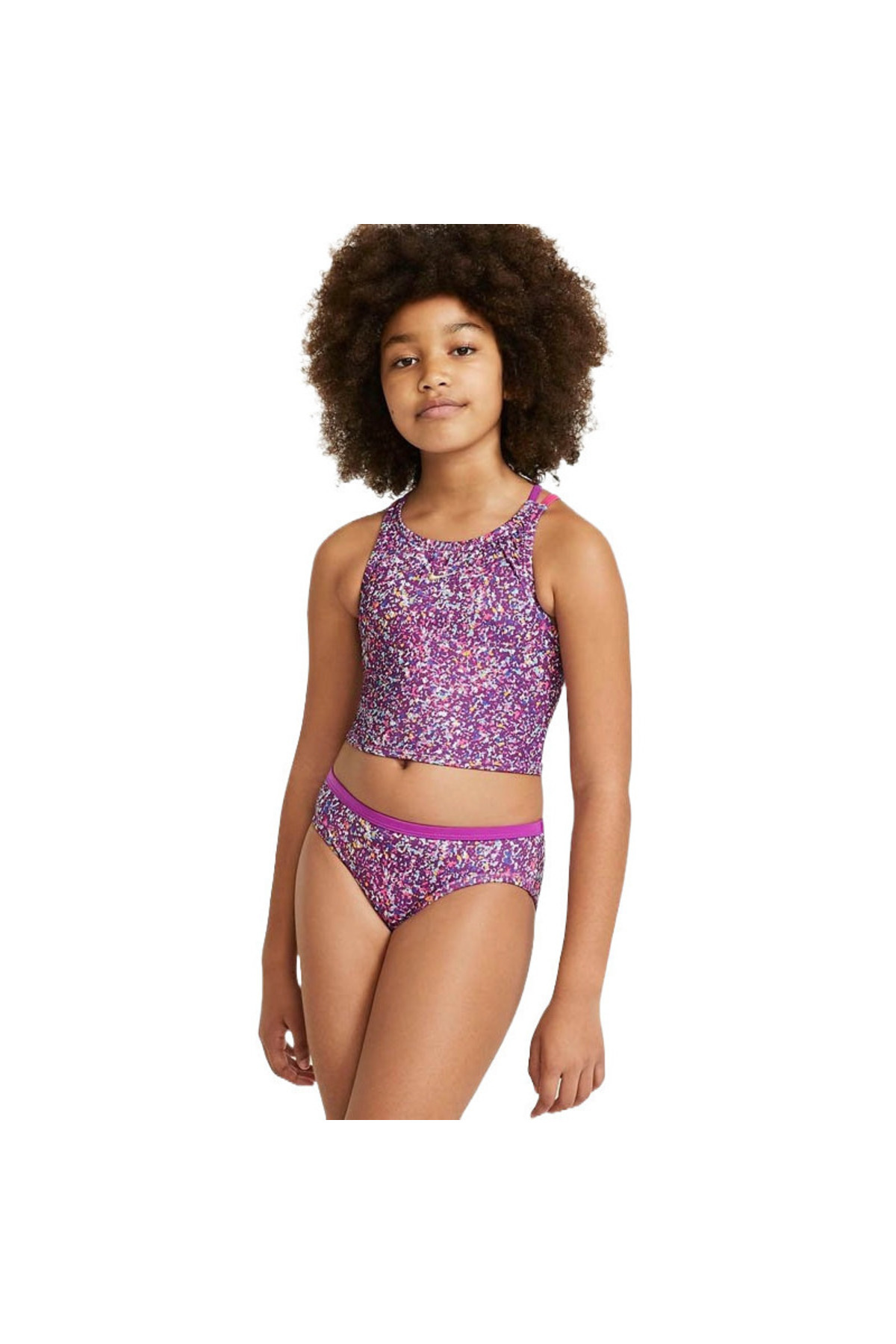 Nike-Plavky Nike Big Kids' (dívčí) Set Bikin Spiderback, Fialová, Dětské 1