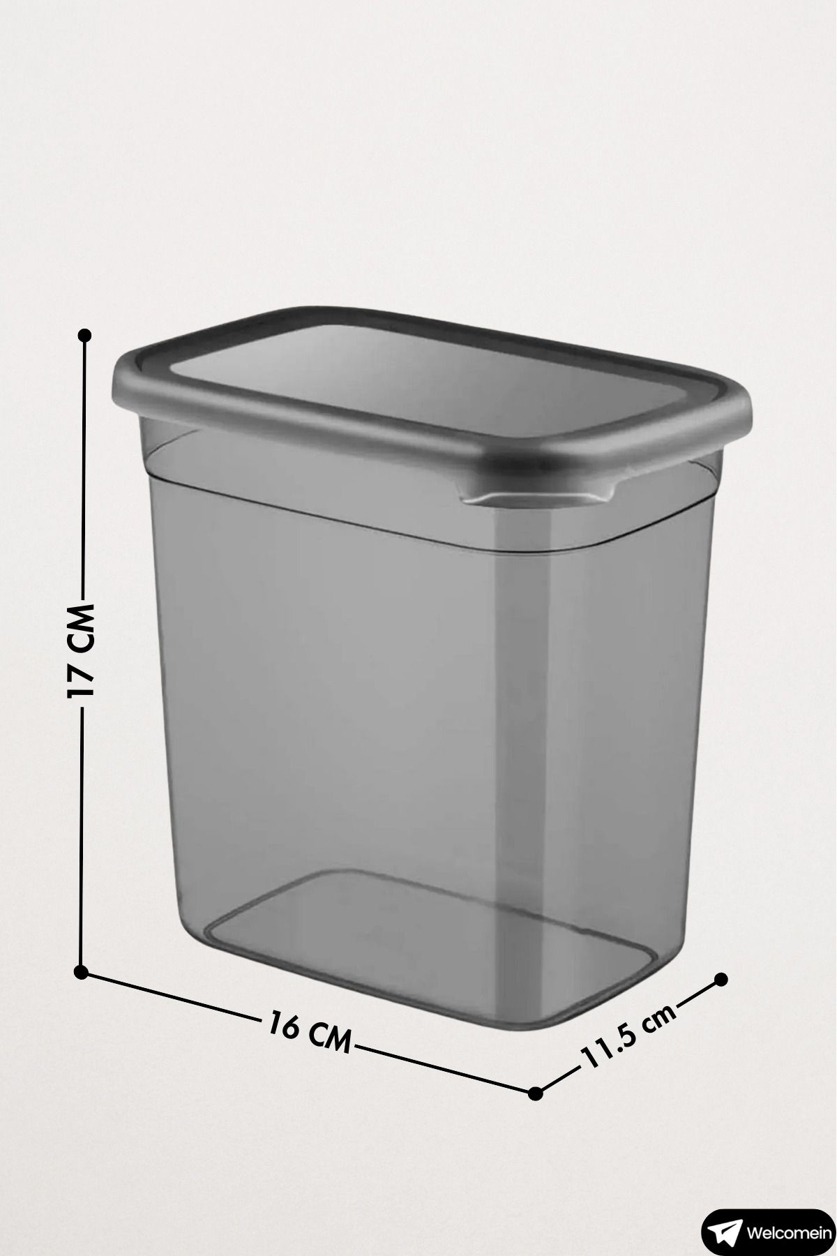 welcomein-Set of 6 Leak Proof 2000ml Rectangular Food Storage Containers 20 Pieces - Labels - 6 Pieces of Spoons - 2 Liters 6